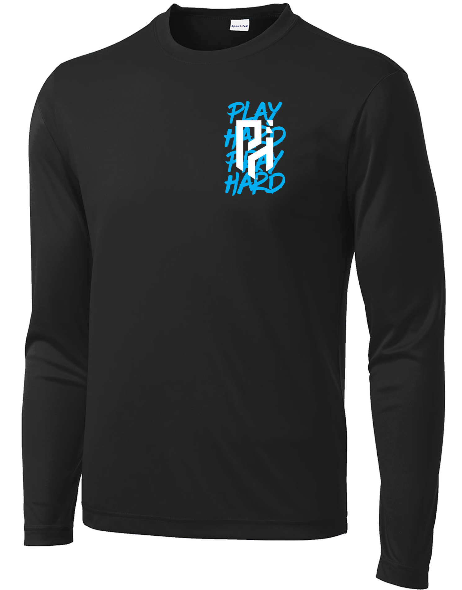 BLACK LS TEAL PHPH SHIRT PIC - FRONT.png