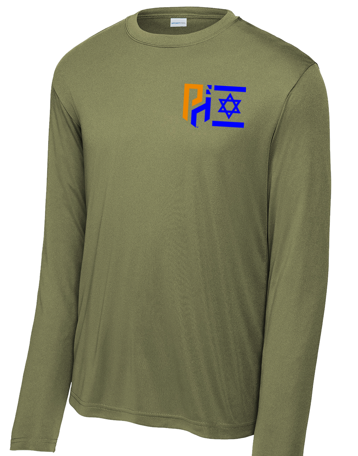 OLIVE GREEN DRAB LS ISRAEL FRONT PIC.png