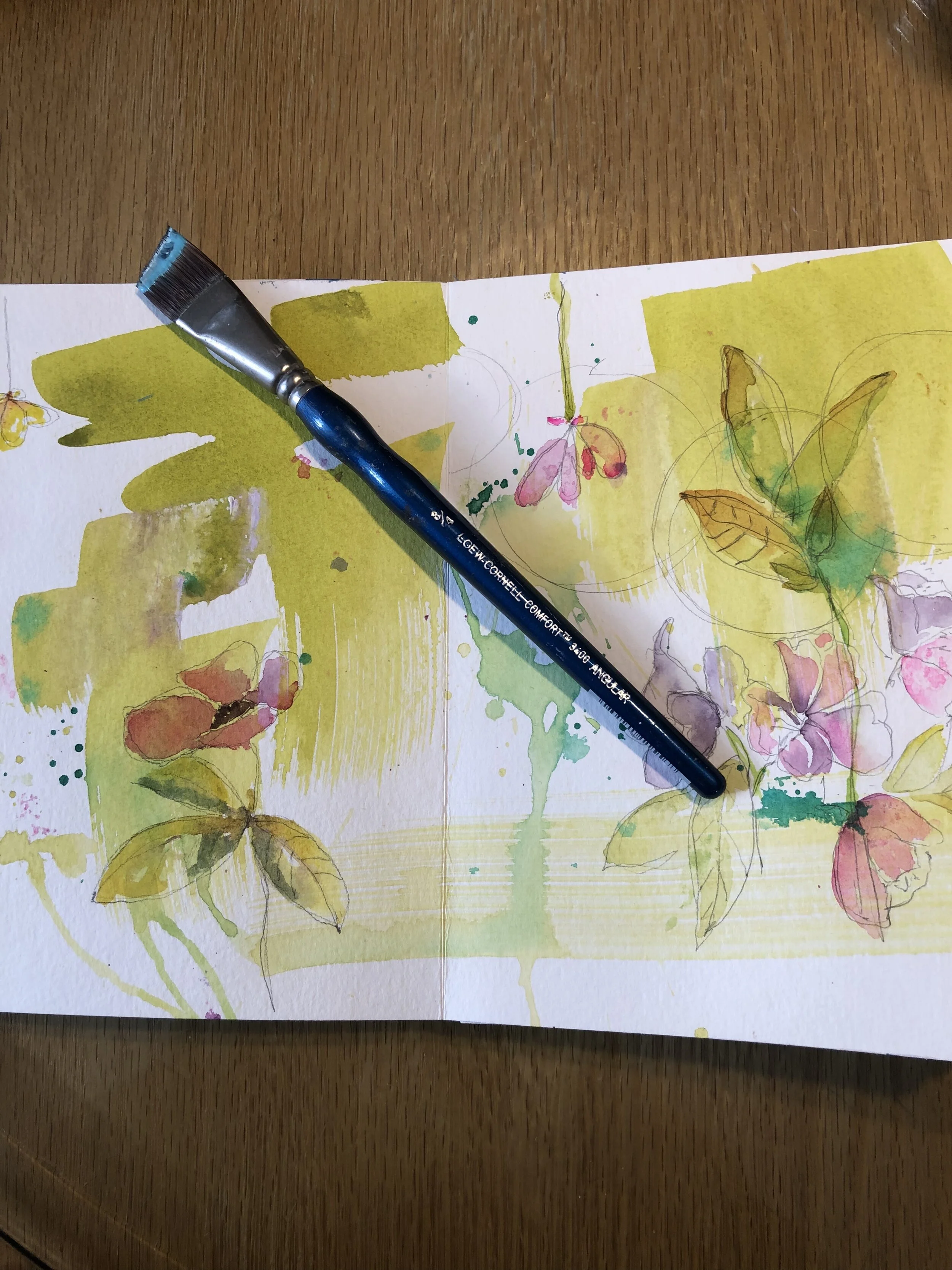 Watercolor Splash Journal