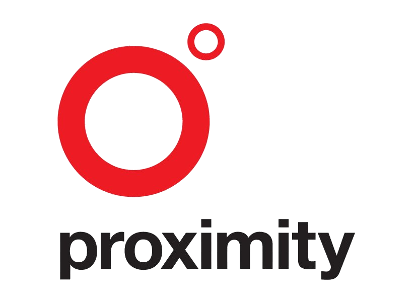  Proximity logo in red 