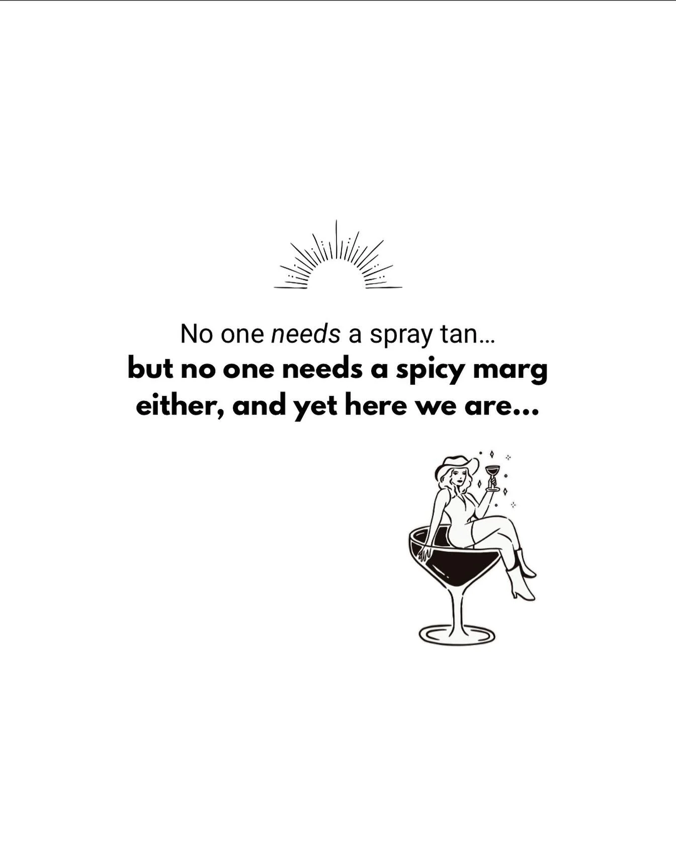 We don&rsquo;t need a spray tan, but that doesn&rsquo;t stop us from glowing like our life depended on it 🤷🏻&zwj;♀️