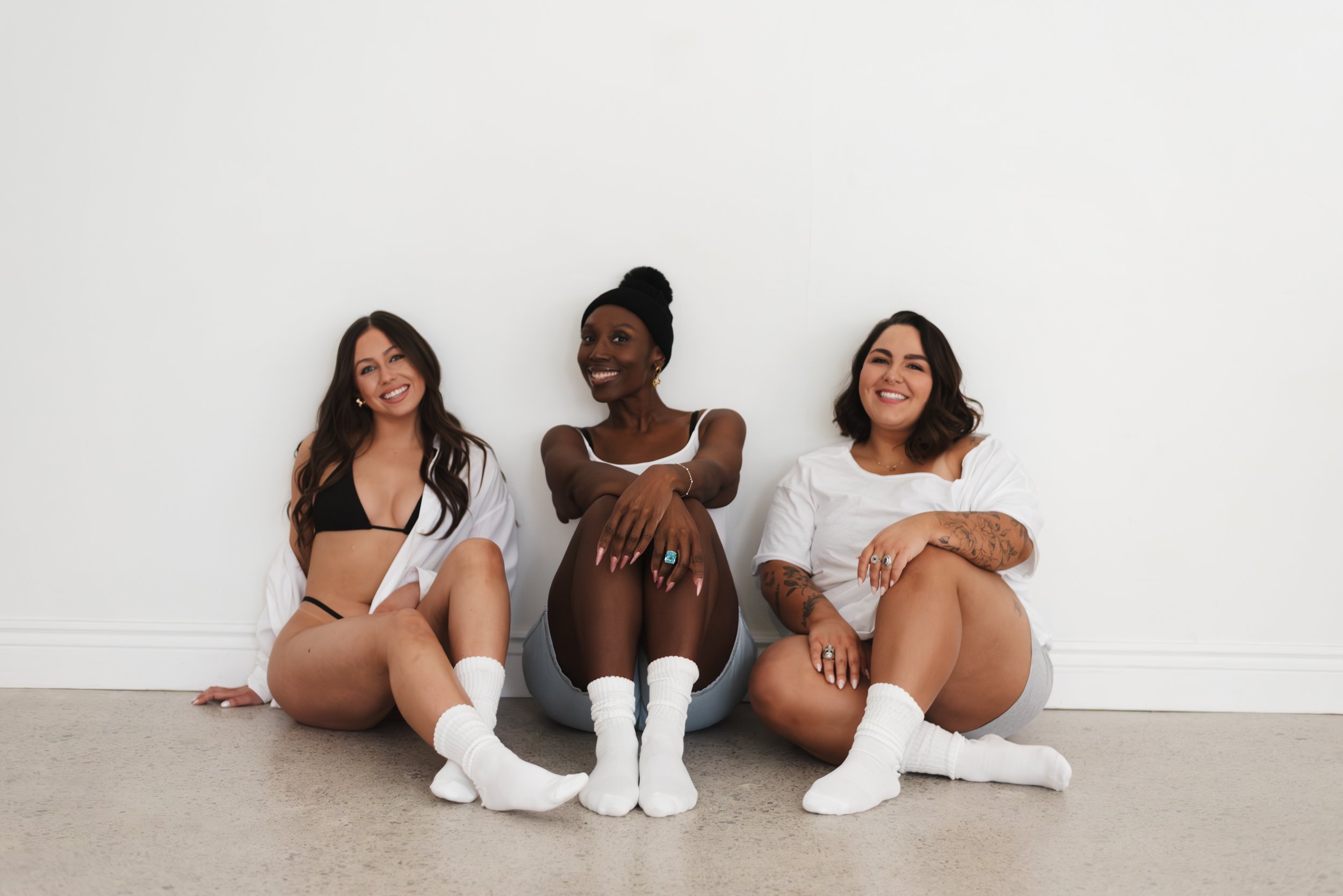 Three women spray tanned by Liv Bella Tanning