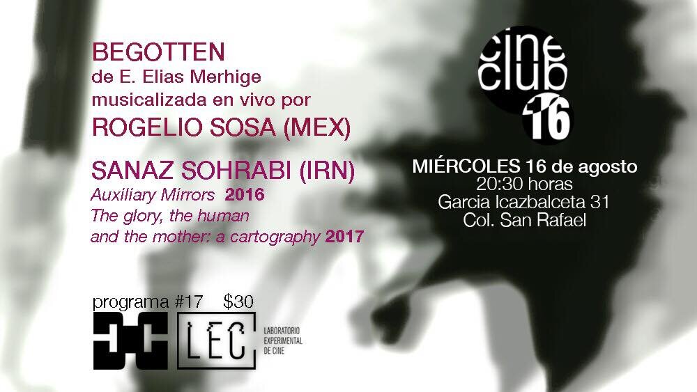 Musicalización en vivo de la película Begotten de Elias E. Mehrige