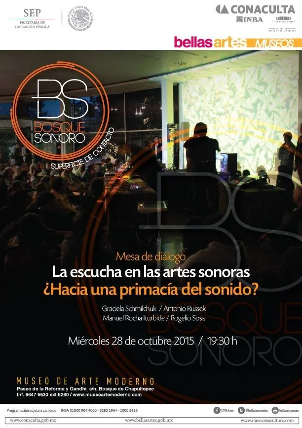 Charla en el Bosque sonoro, Museo de Arte Moderno