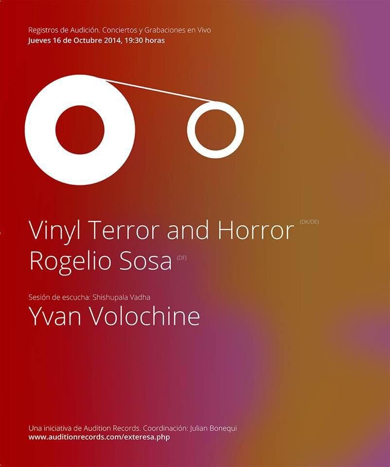 Live con Vinyl Terror and Horror