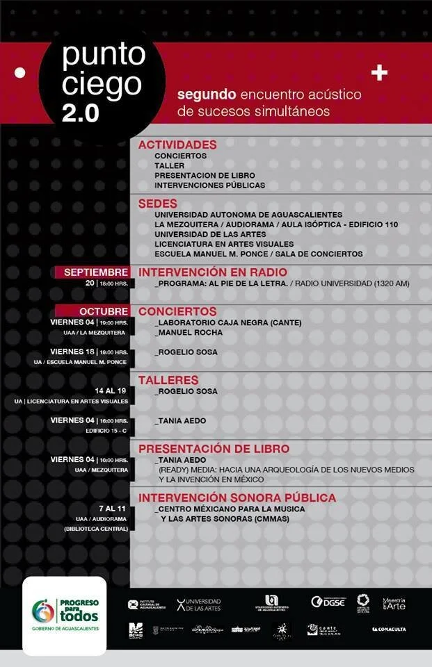 Taller y live en Punto Ciego 2.0