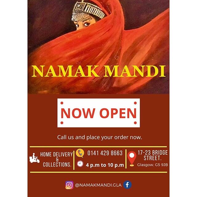 NAMAK MANDI⁣
⁣ || NOW OPEN ||⁣
&mdash;&mdash;&mdash;&mdash;&mdash;&mdash;&mdash;&mdash;&mdash;&mdash;&mdash;&mdash;&mdash;&mdash;&mdash;
Please call us and place your order now.⁣
📞- 0141 429 8663. ,  4 p.m to 10pm.⁣
🔹Home delivery and Collections a