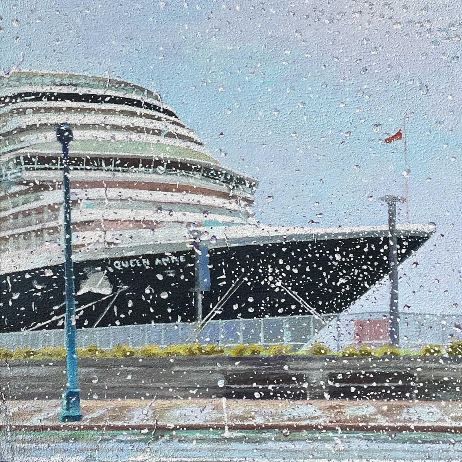 10 X 10 X 1.75 - “MS Queen Anne” acrylic on panel, 2026