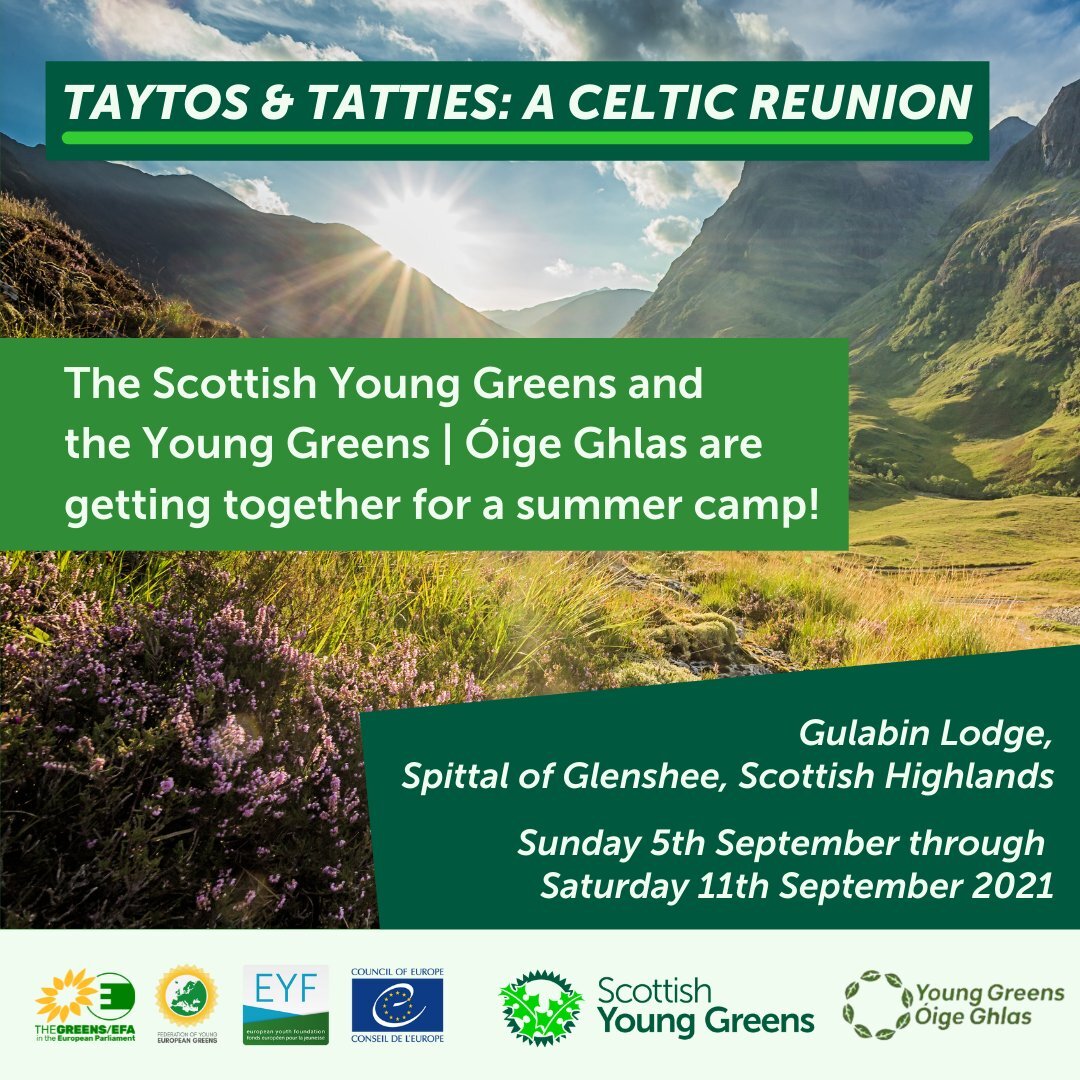 Your Newsletter Is Back! | July Newsletter — Scottish Young Greens
