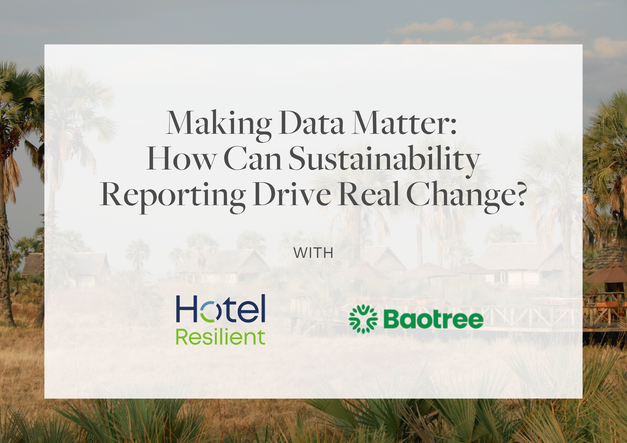 Making Data Matter: How Can Collaborative Reporting Drive Real Change?