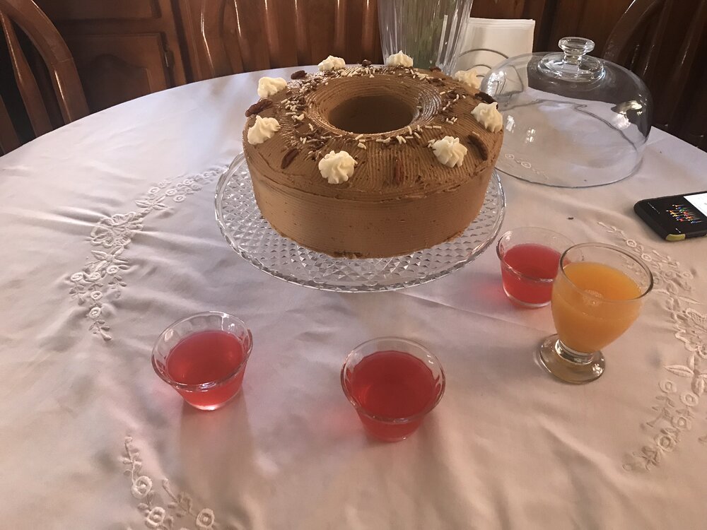 Birthday cake my host mom made me