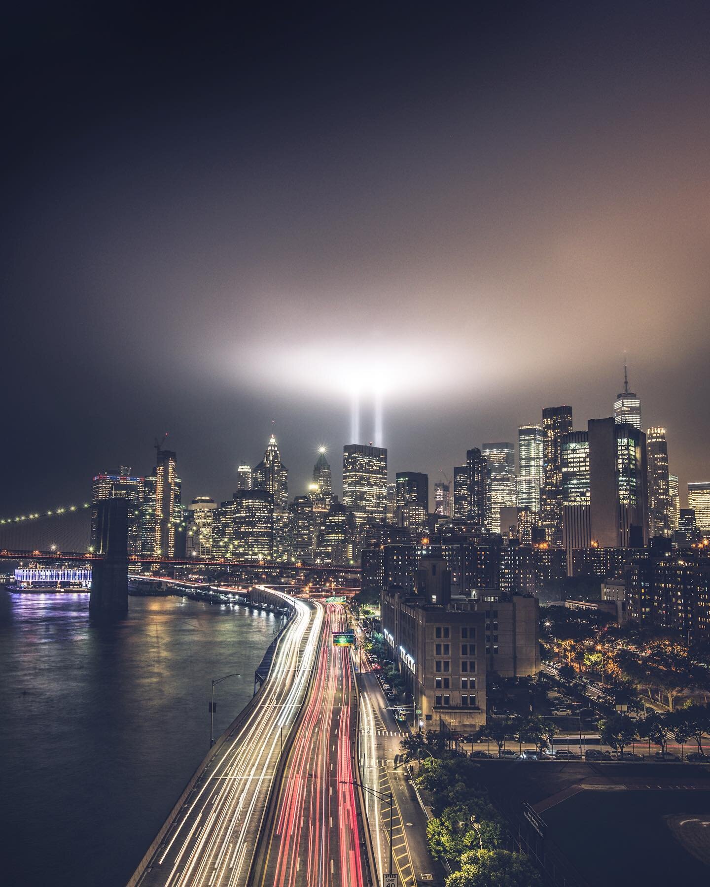 Another archive shot, but hopefully they will shine tonight after all. #neverforget911 #manhattan #newyorkcity