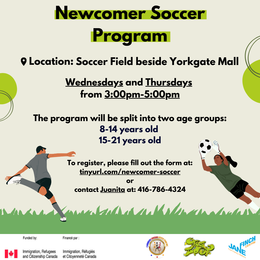 Newcomers Program The Spot - Settlement Team — Jane/Finch Centre