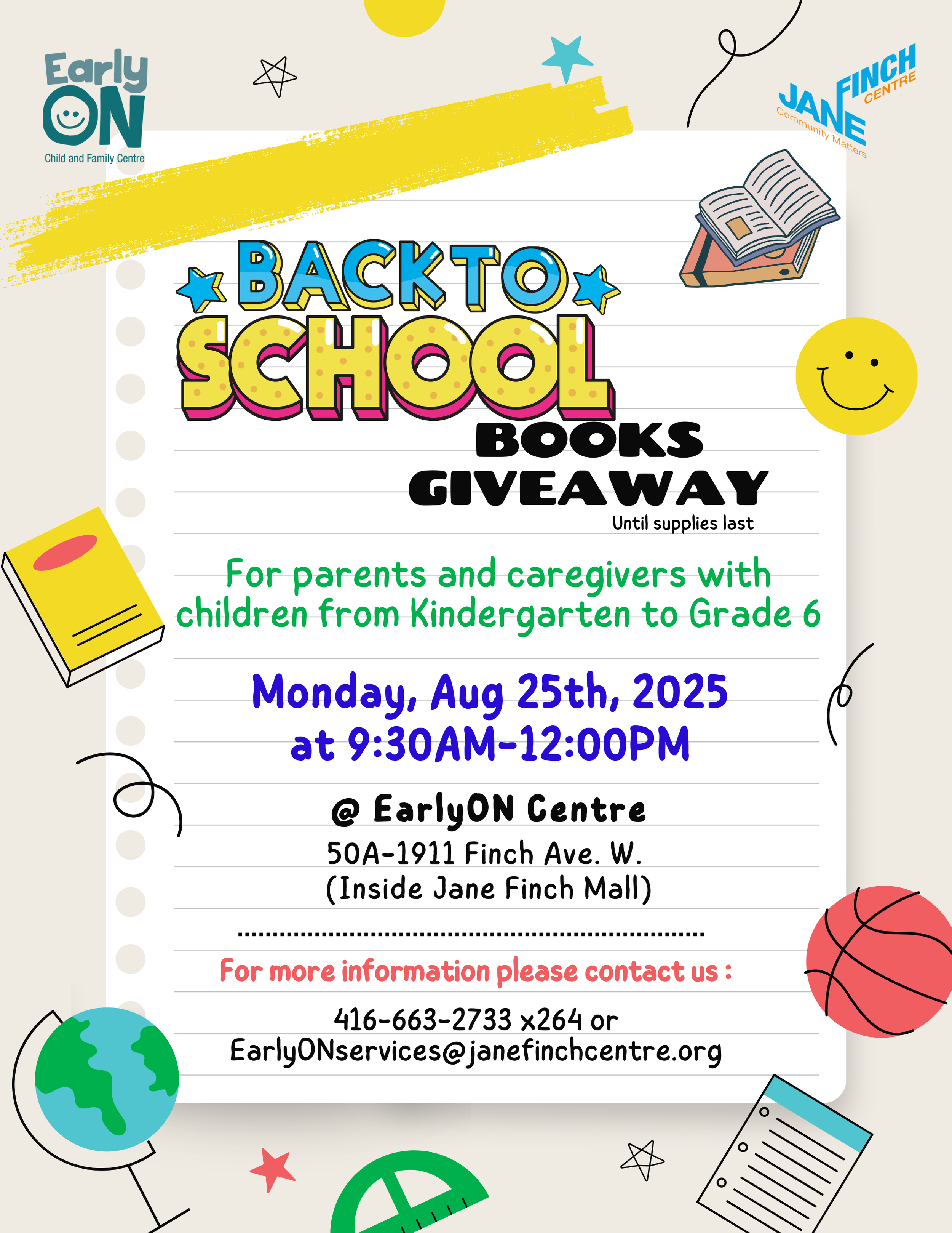 Back to School Books Giveaway
