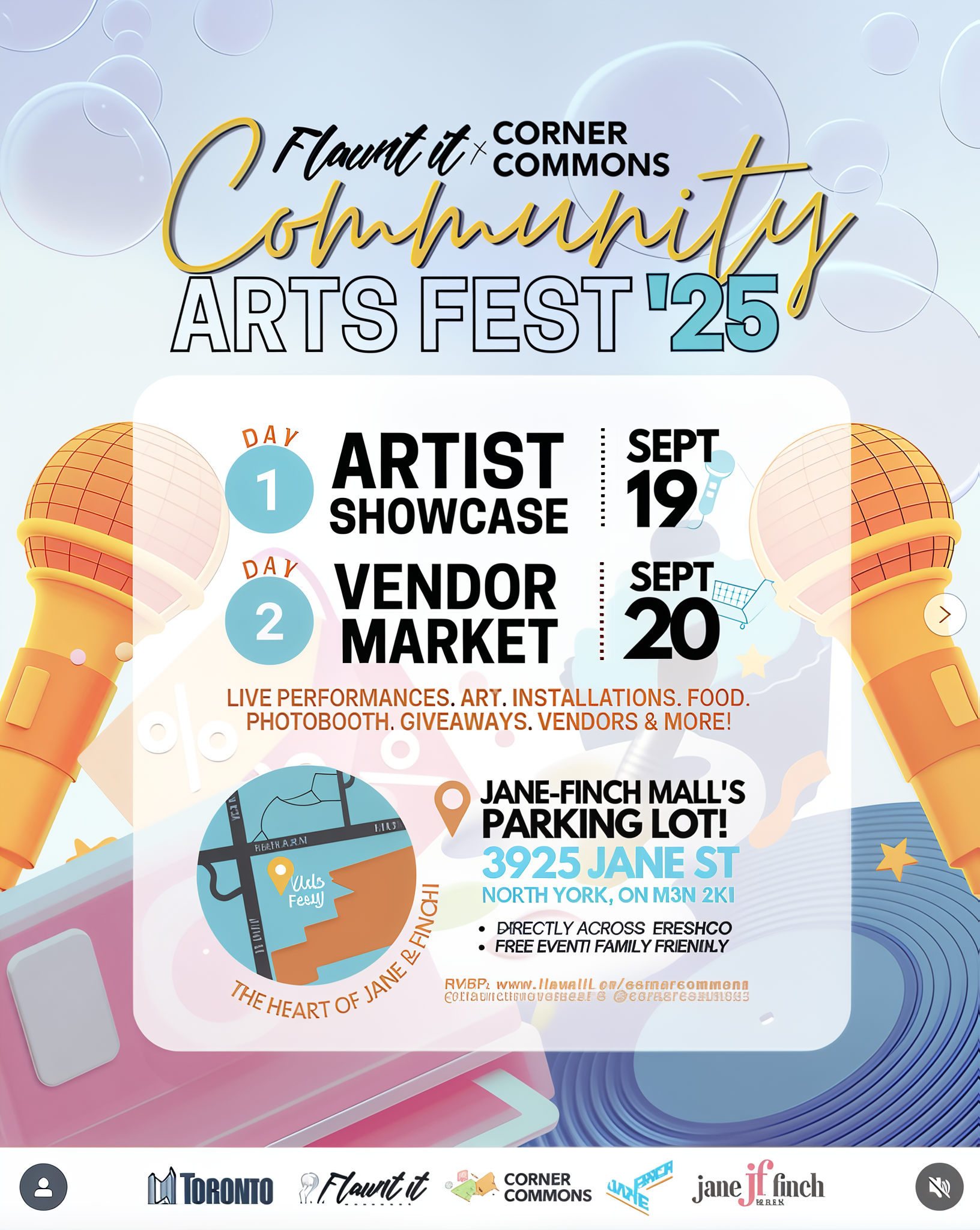 Flaunt-It x Corner Commons Community Arts Festival 2025