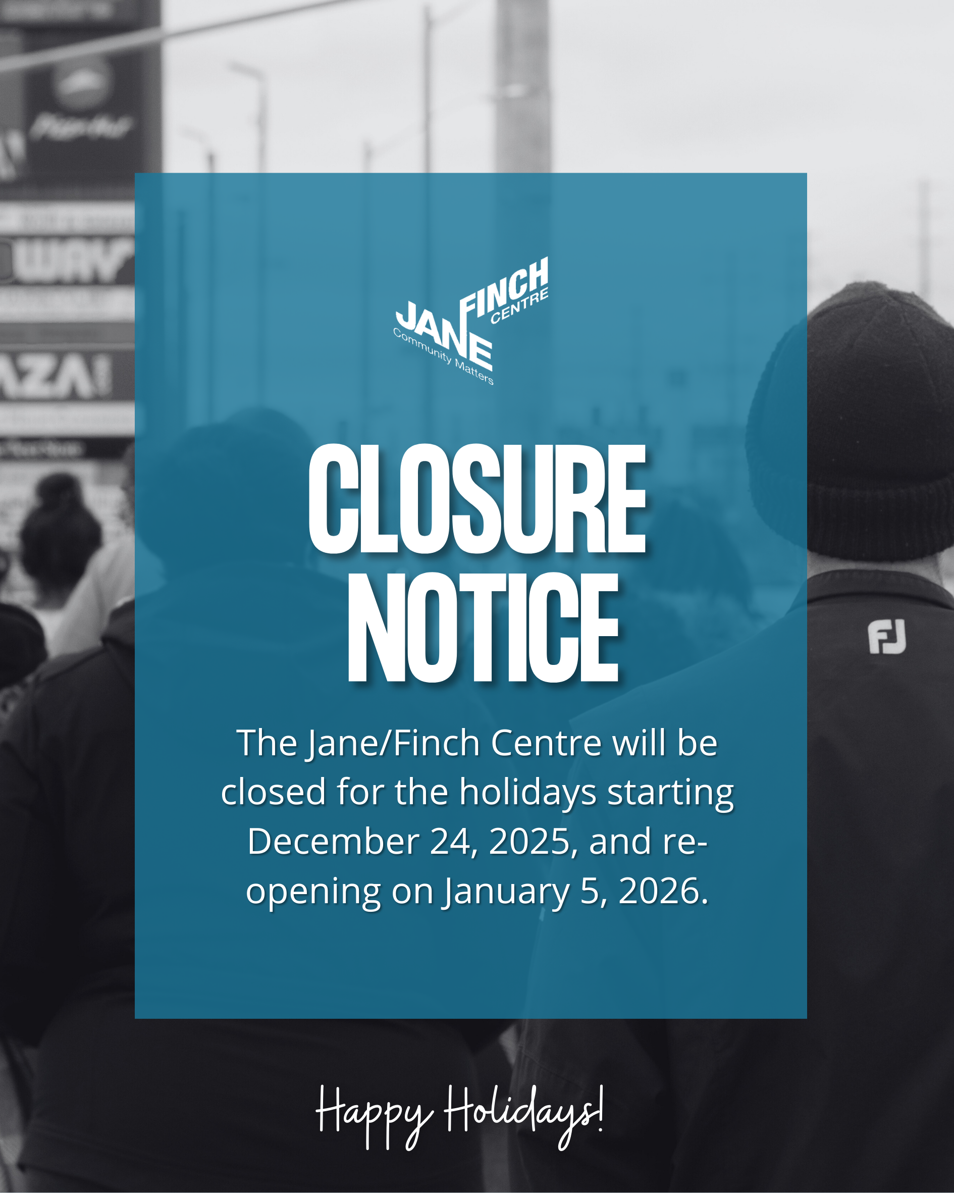 Closure Notice 