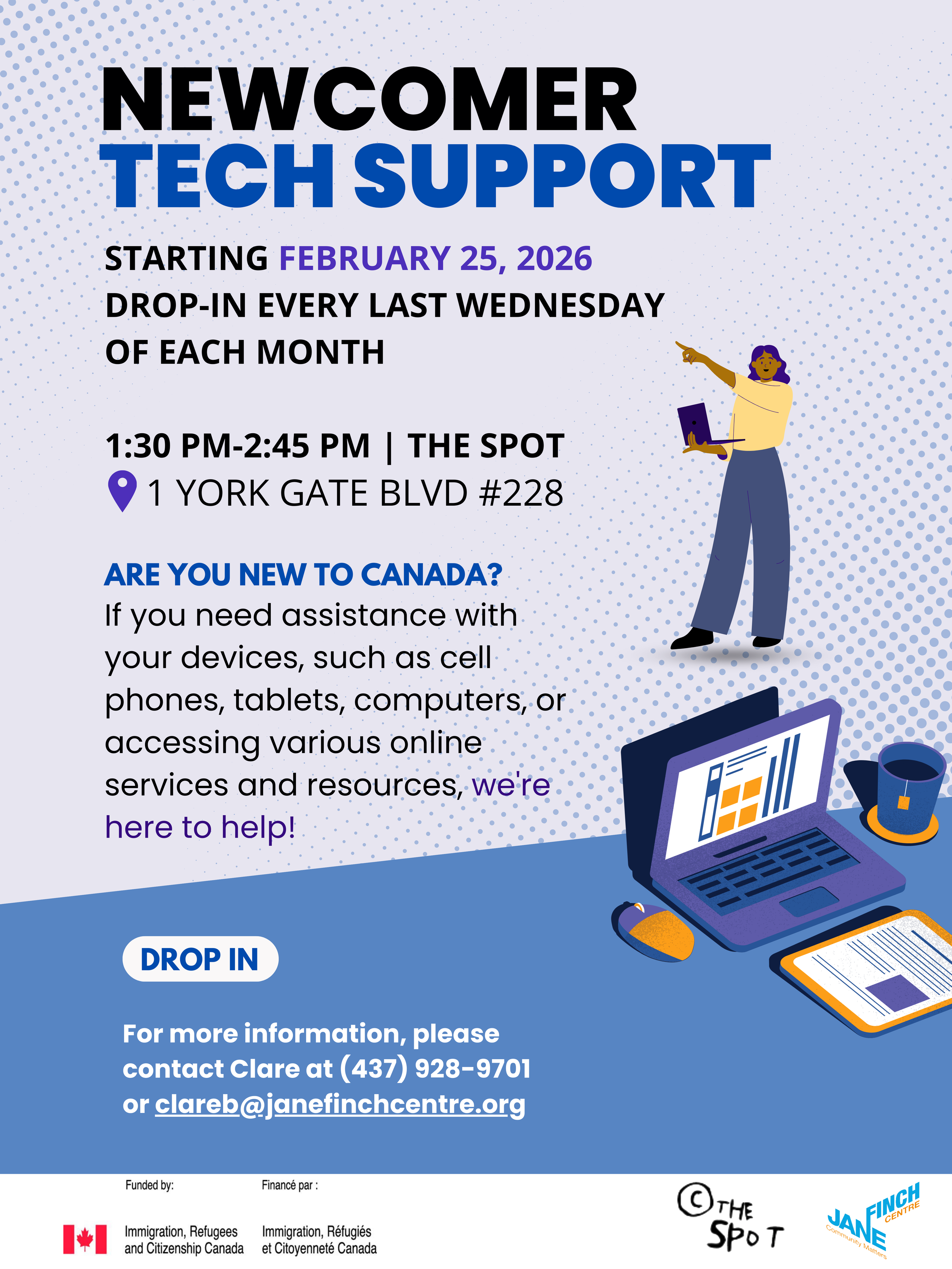 Newcomer Tech Support