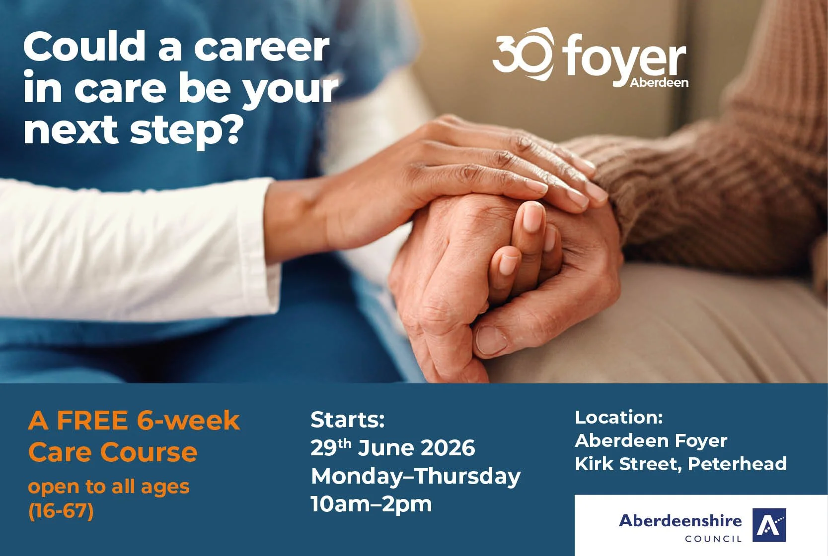 Could a career in care be your next step?