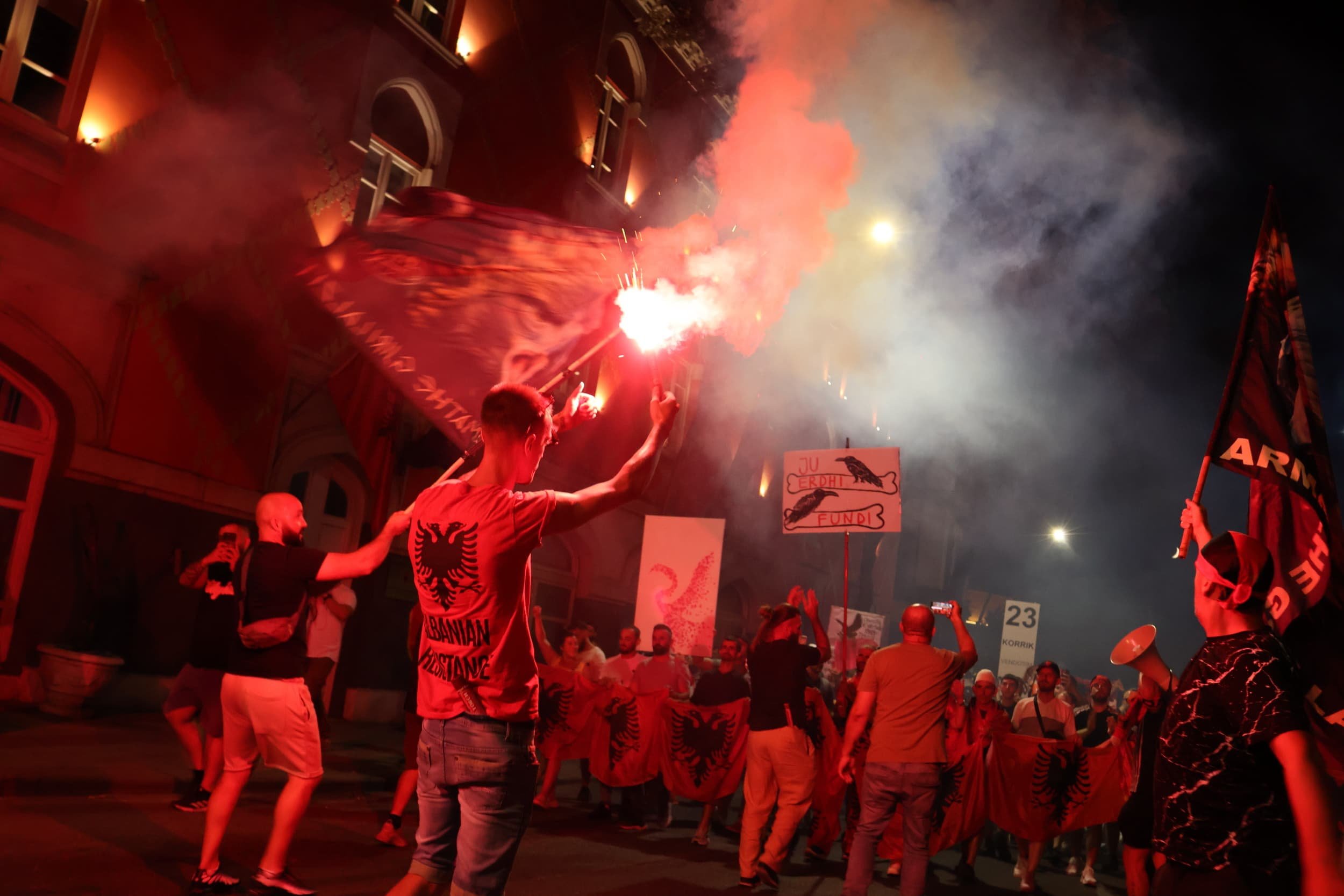 © megi bega, red flares