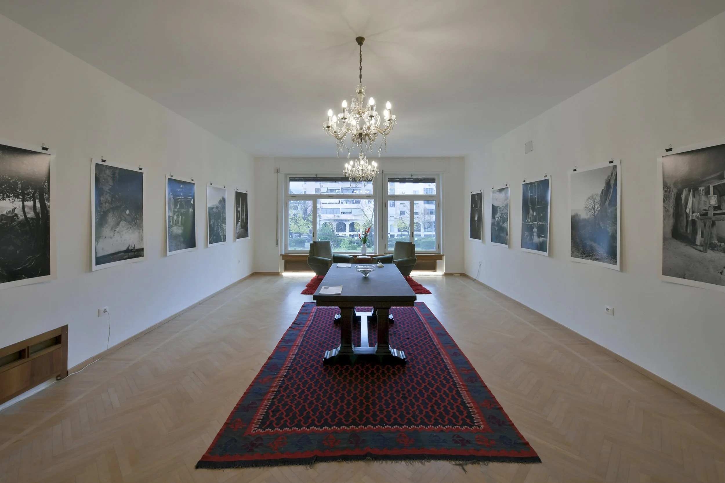 © Atdhe Mulla, Exhibition “Eagles and Angels”  at Villa 31  during Wandrille Potez residency at Art Explora, Tirana, November 2025