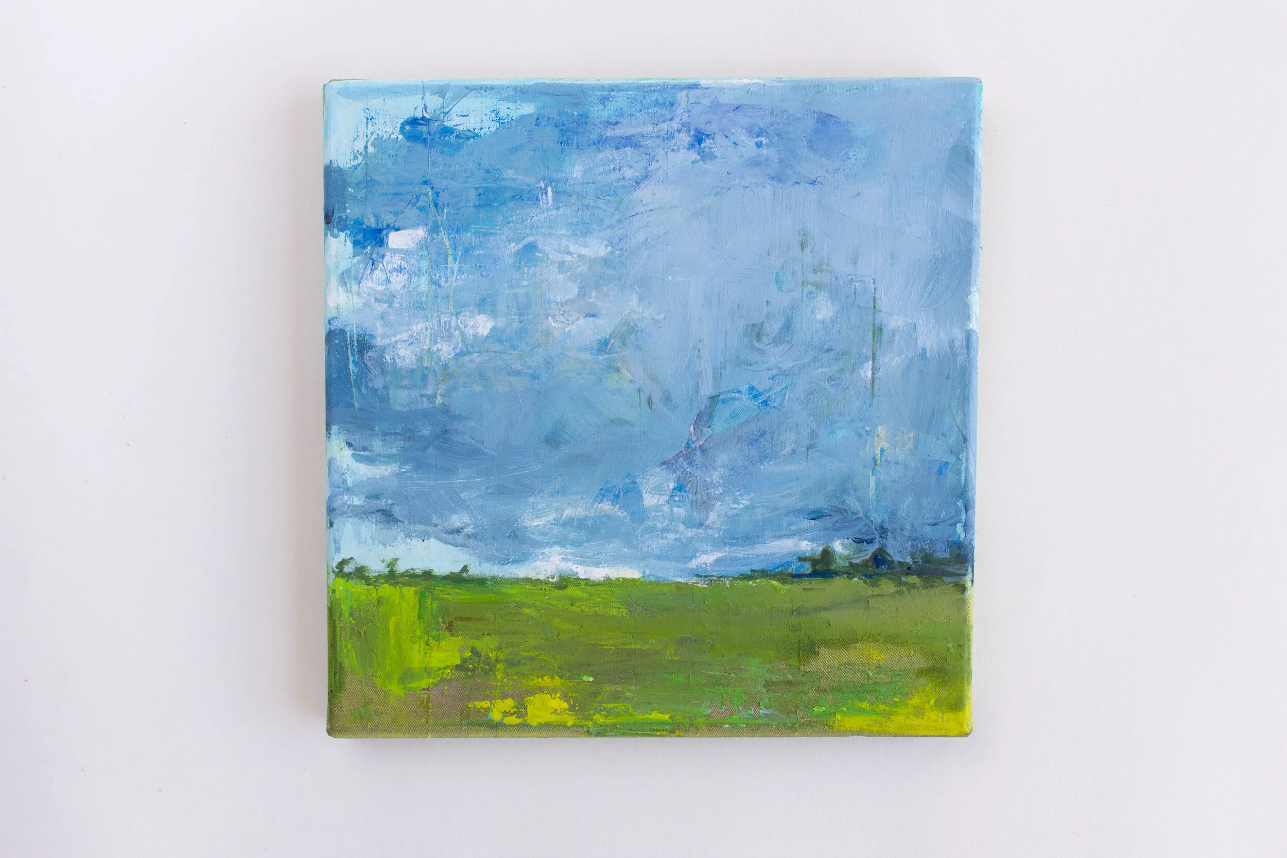 Off 21 Curves | 9 x 9" | Acrylic on Stretched Silk 