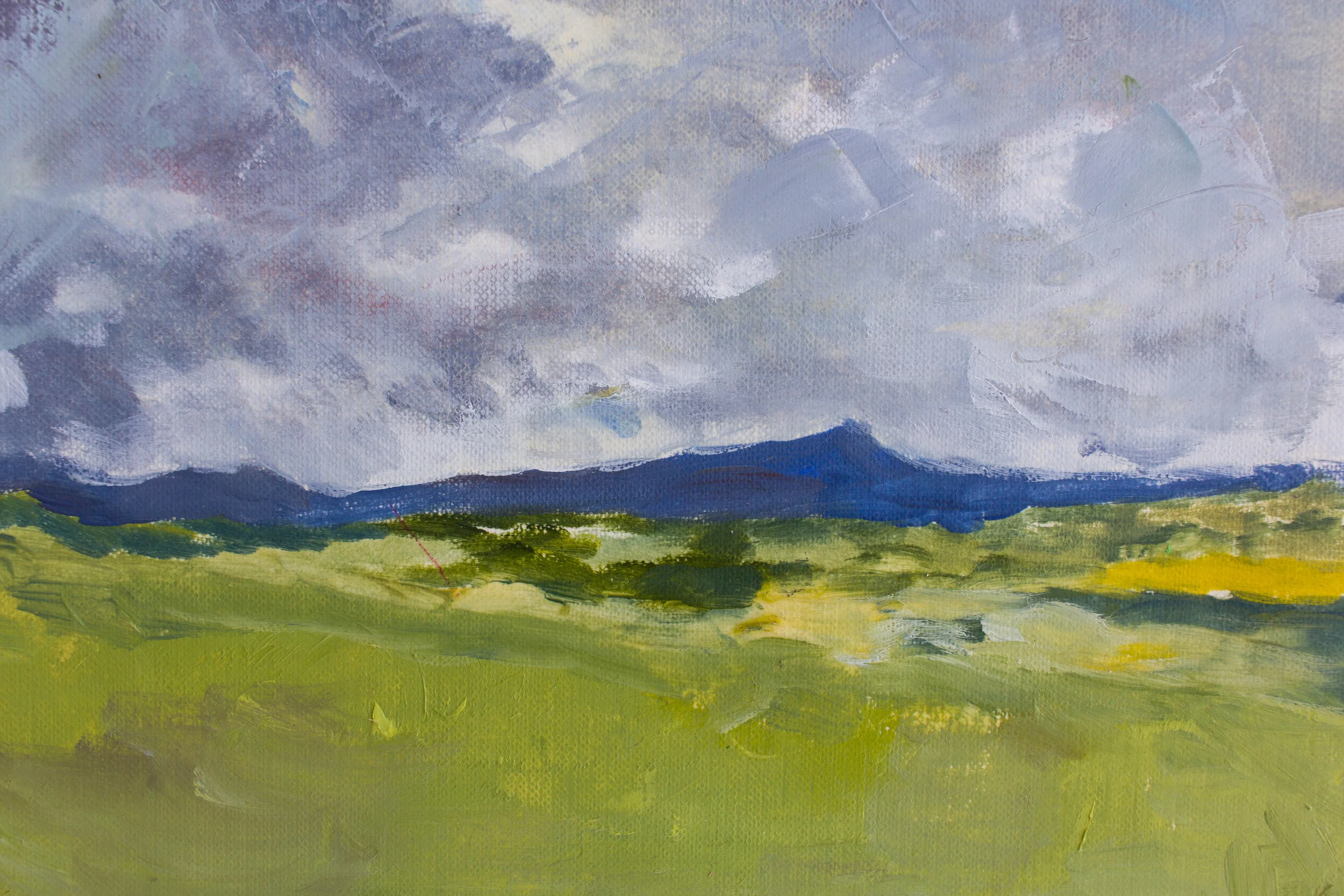 Storm Jump Study 2 | 8 1/2 x 7 " | Acrylic on Paper