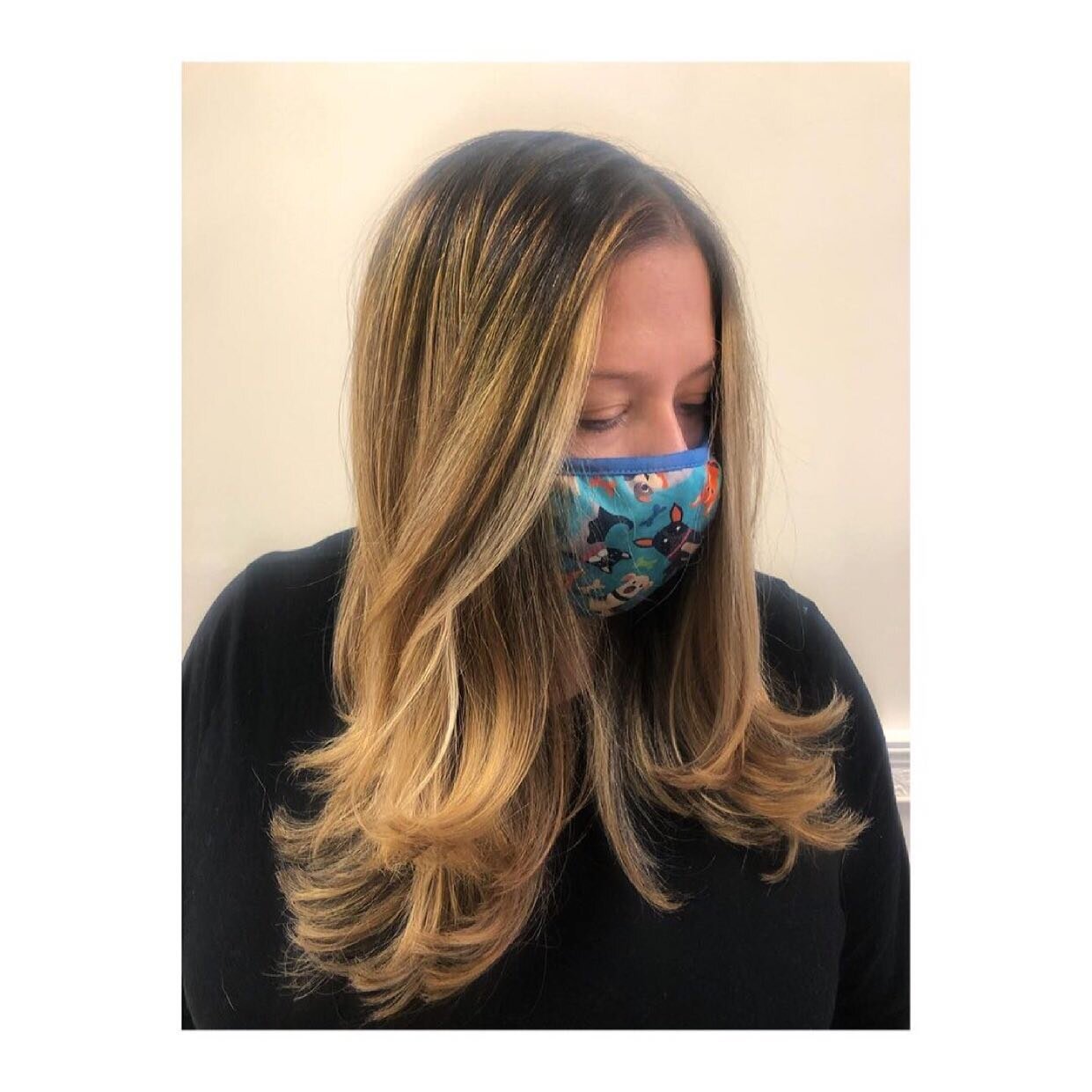 @hair_by_dreee 
Balayage &amp; cut 🖌✂️ #hairbydreee