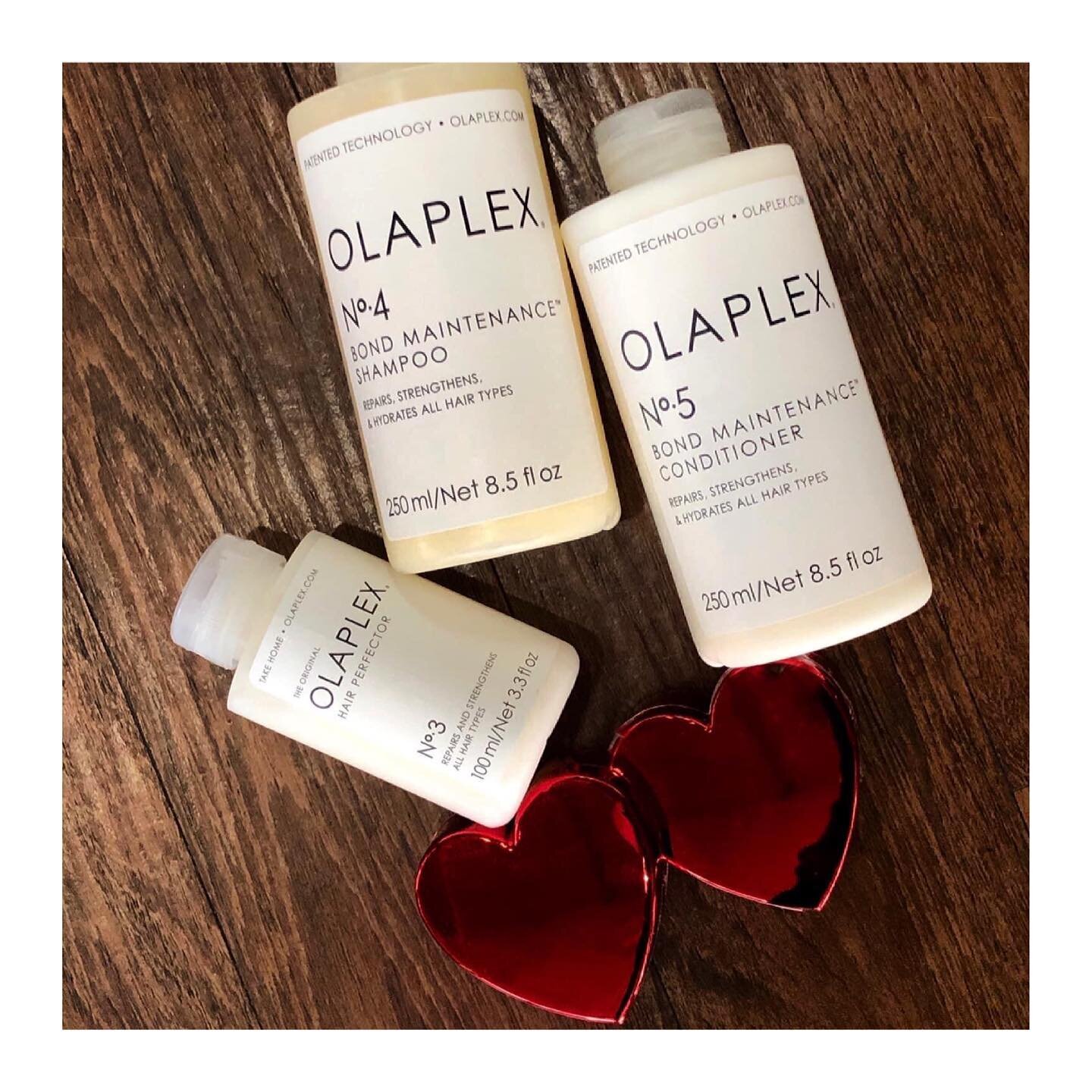 Happy Valentine&rsquo;s Day ❤️ Show someone you love them with the gift of good, healthy hair 🙌🏻🥰 #beinspiredLB #olaplexlove #loveisinthehair