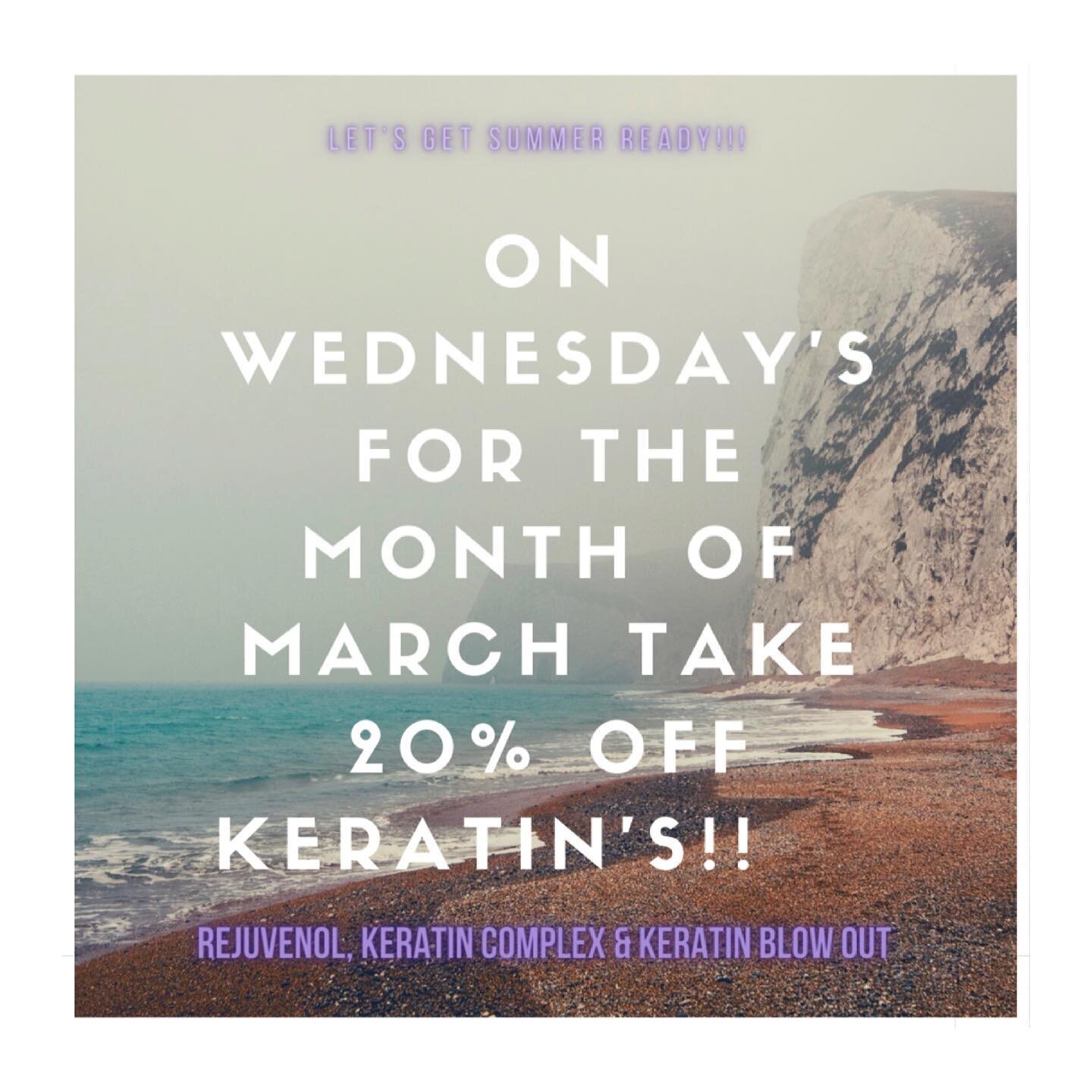 On Wednesday&rsquo;s we keratin our hair 🖤💁🏼&zwj;♀️ Don&rsquo;t miss this March madness deal!!! #beinspiredLB #keratinspecial #keratin #summeriscoming
