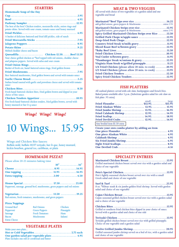 Albemarle HWY 24 — Parkway House Family Restaurant