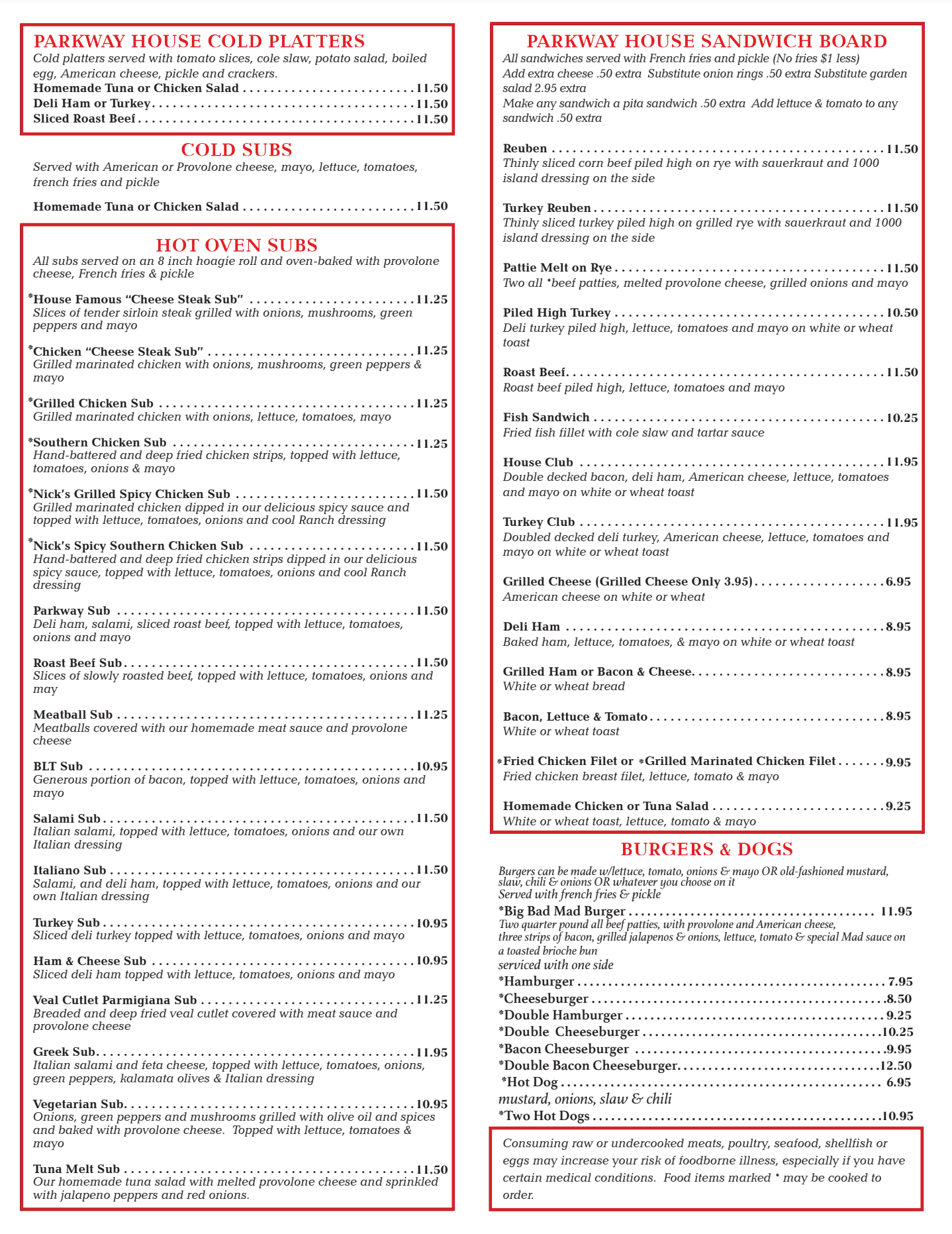 Albemarle HWY 24 — Parkway House Family Restaurant
