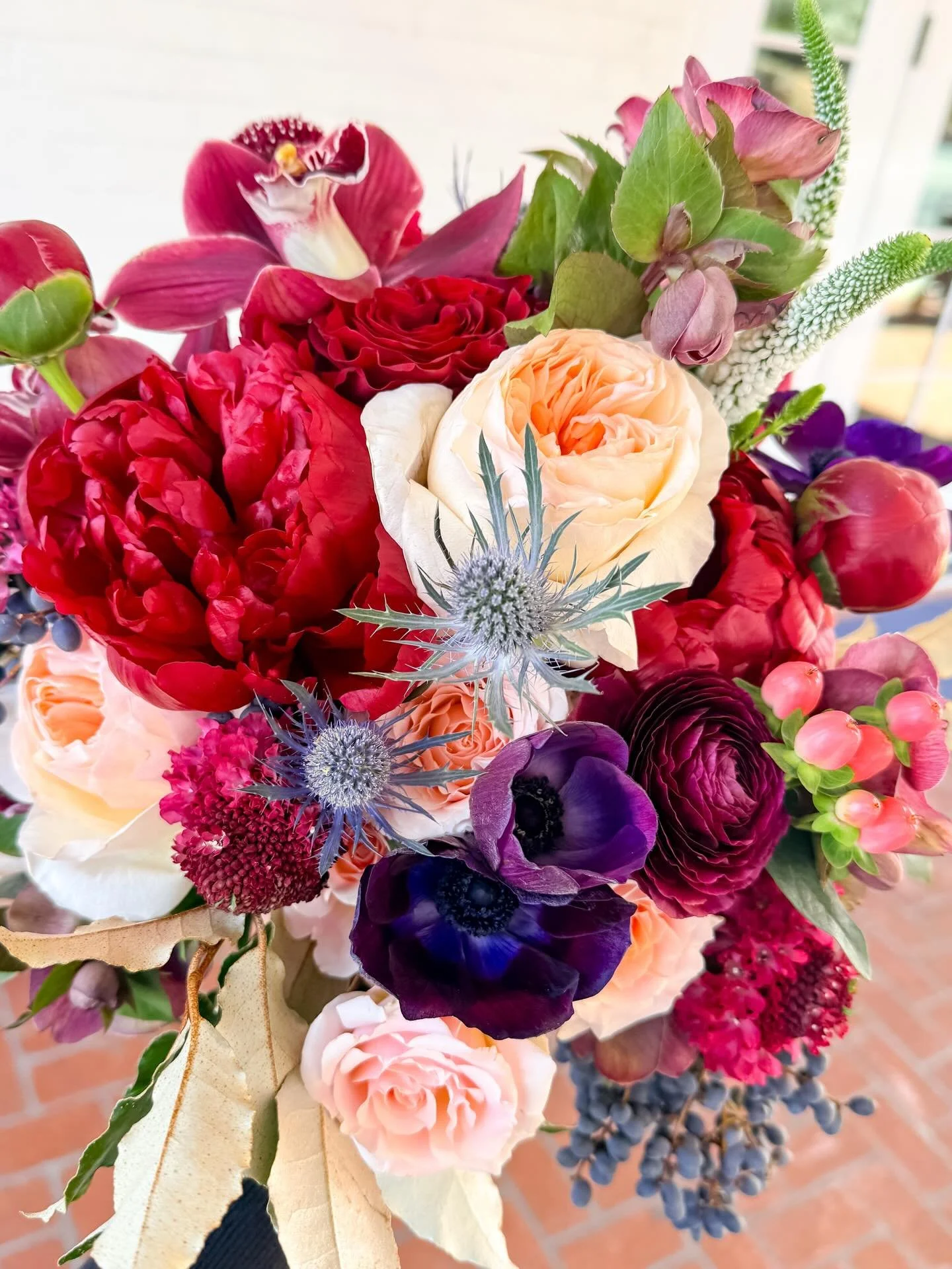 Bridal bouquet packed with so many beautiful blooms, &lsquo;elevated valentines&rsquo; was our inspiration &hearts;️