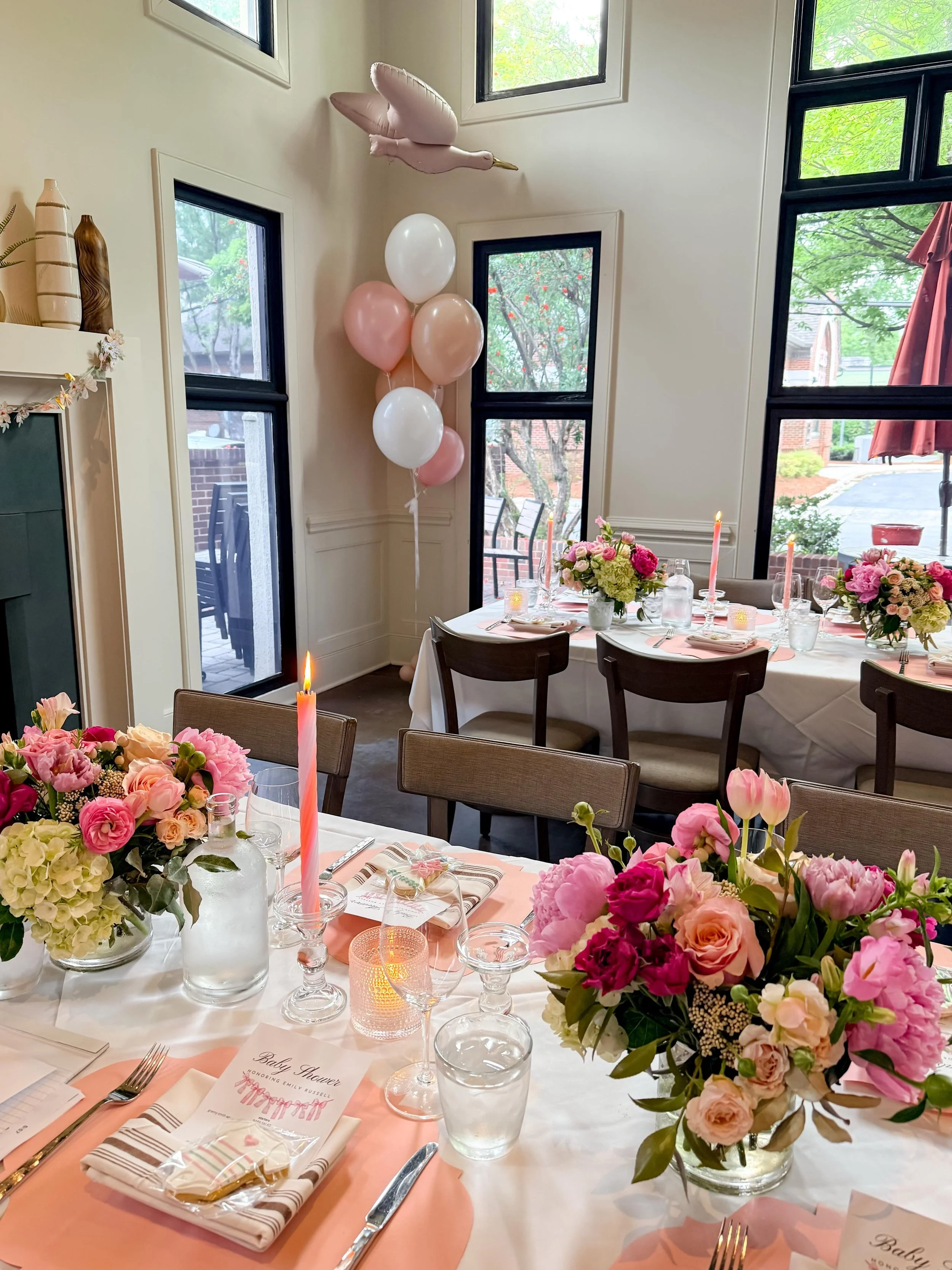Getting to create meaningful moments for families like this will never be something I take for granted. From the layered pink peonies to the sweetest little details, every bloom was chosen to celebrate a season worth remembering. So grateful to bring