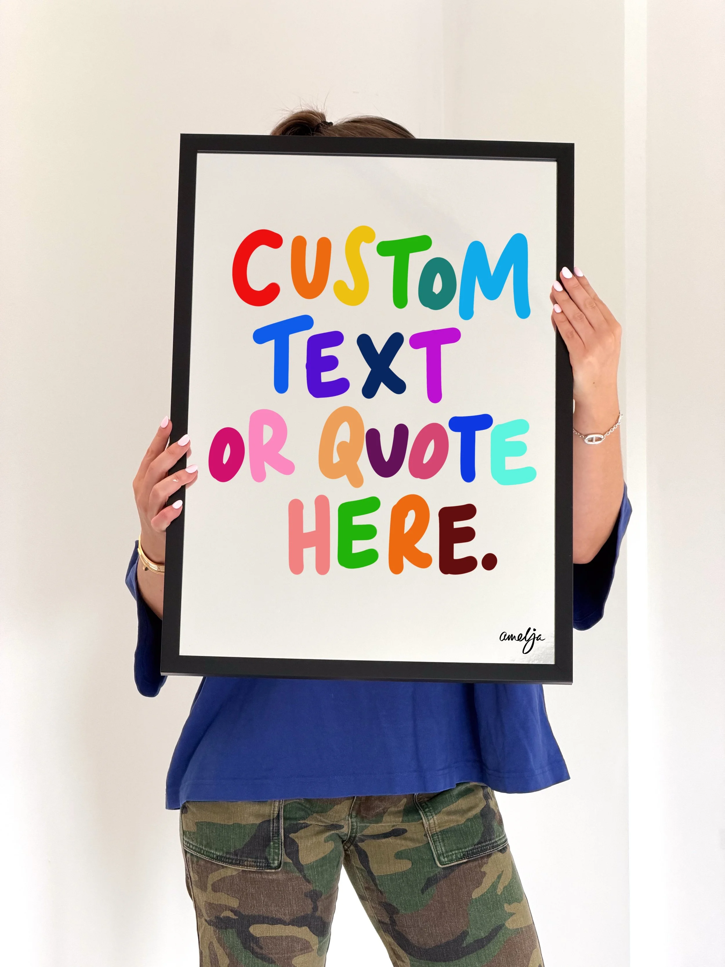 Bespoke Amelja Print- A2 Framed