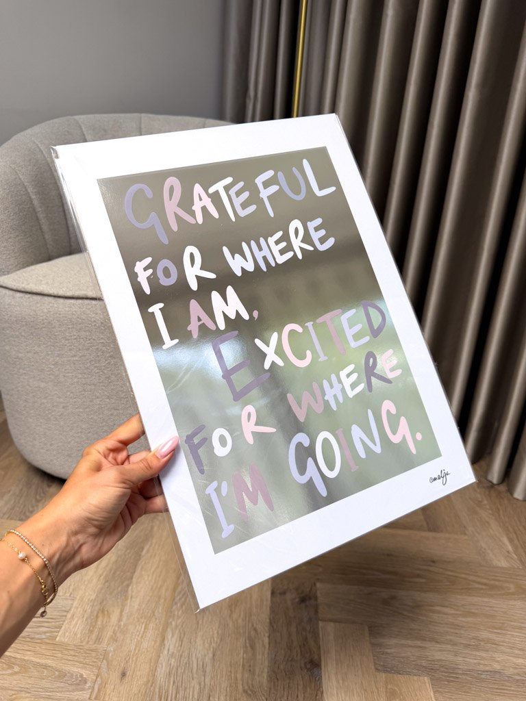 A3 GRATEFUL Print Sample
