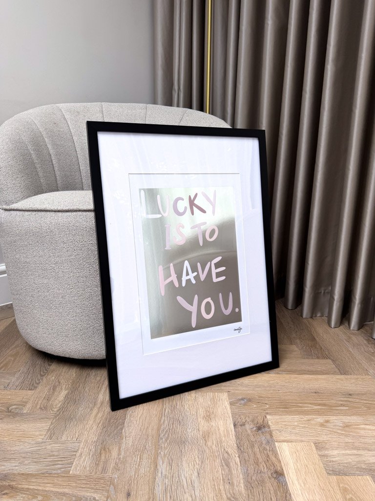 A2 Framed (A3 Art) Affirmation Print Samples