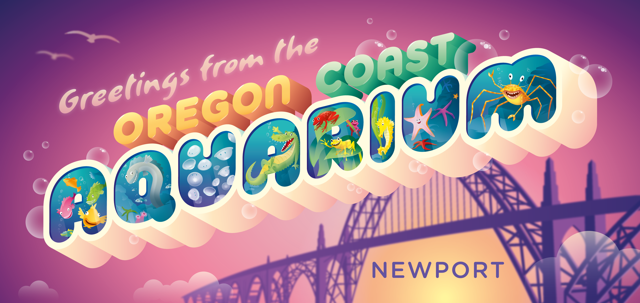 Greetings from the Oregon Coast Aquarium campaign