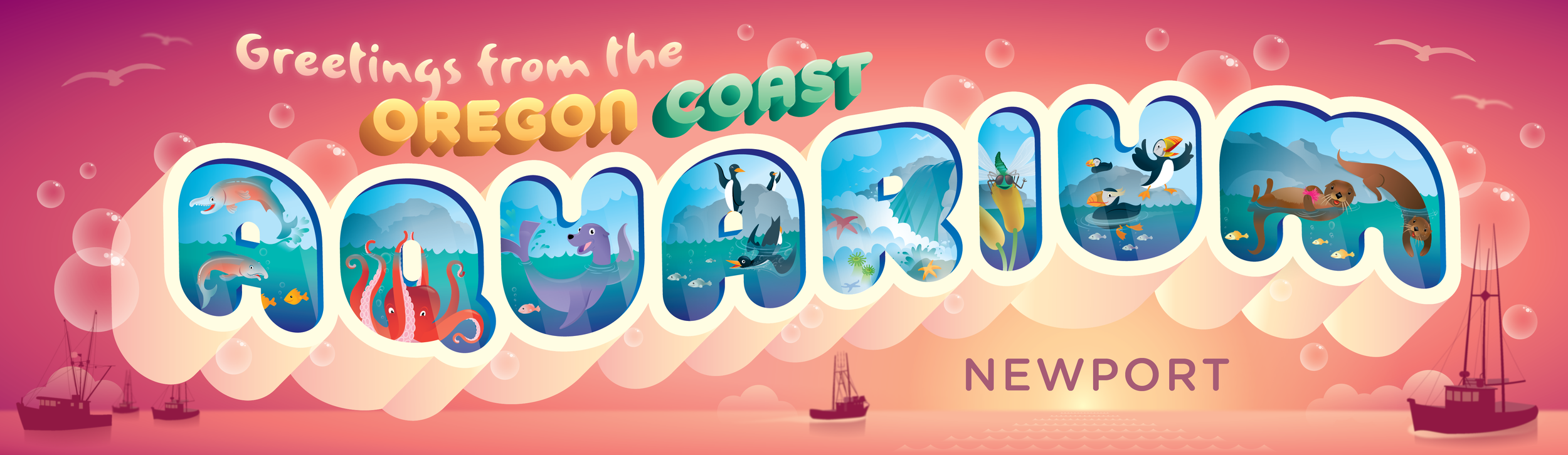 Greetings from the Oregon Coast Aquarium campaign