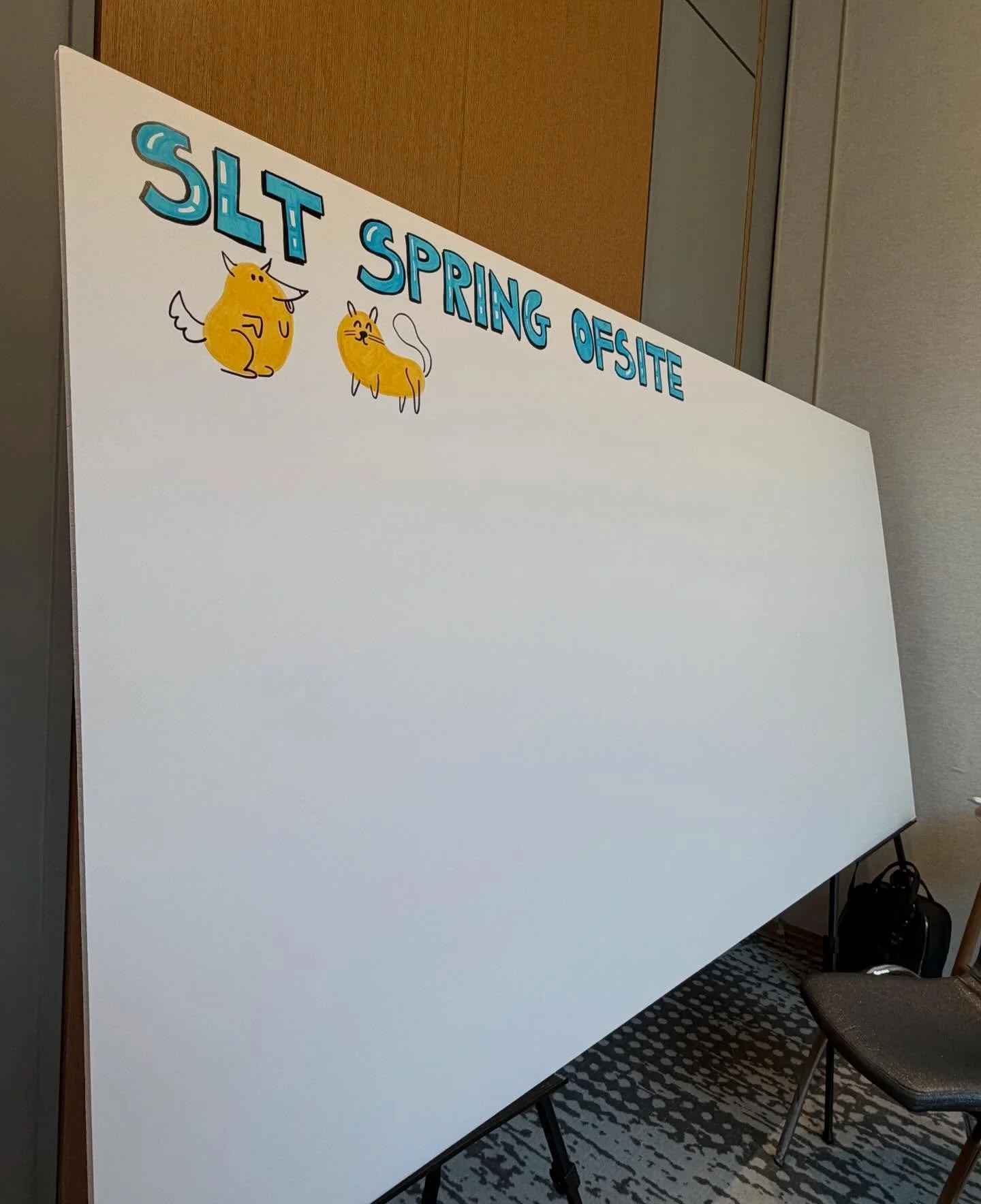 New day, new board ready to go! We are so stoked to be in the room with the incredible BluePearl leadership team 🔥 Also, how adorable are these &ldquo;pebble pets&rdquo;?! 🐶