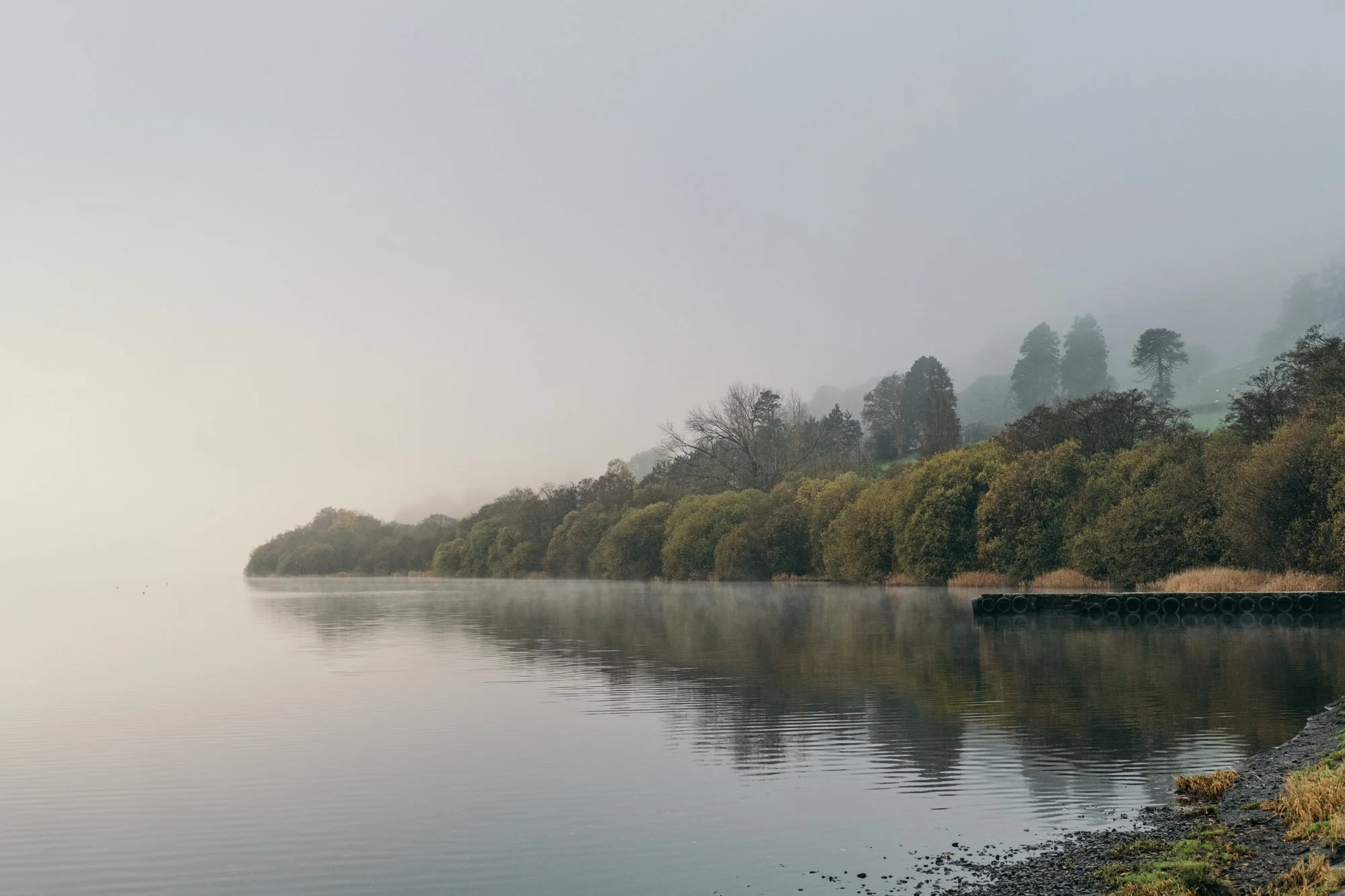 Mist at Lake Bala