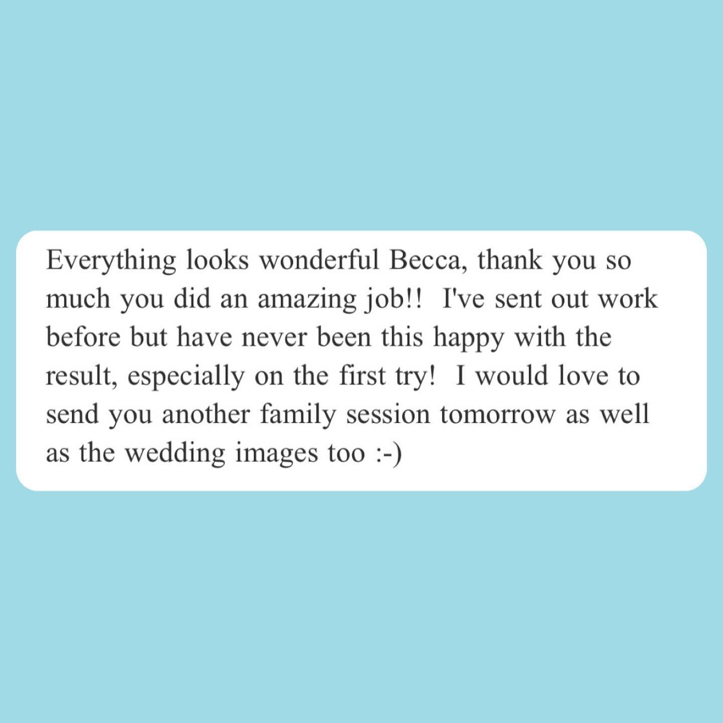 Worried that it will take too long for an editor to learn how to edit for you to make outsourcing worth it? These are just a few of the responses to test galleries from photographers I&rsquo;ve worked with over the years! Even if you&rsquo;ve had a b