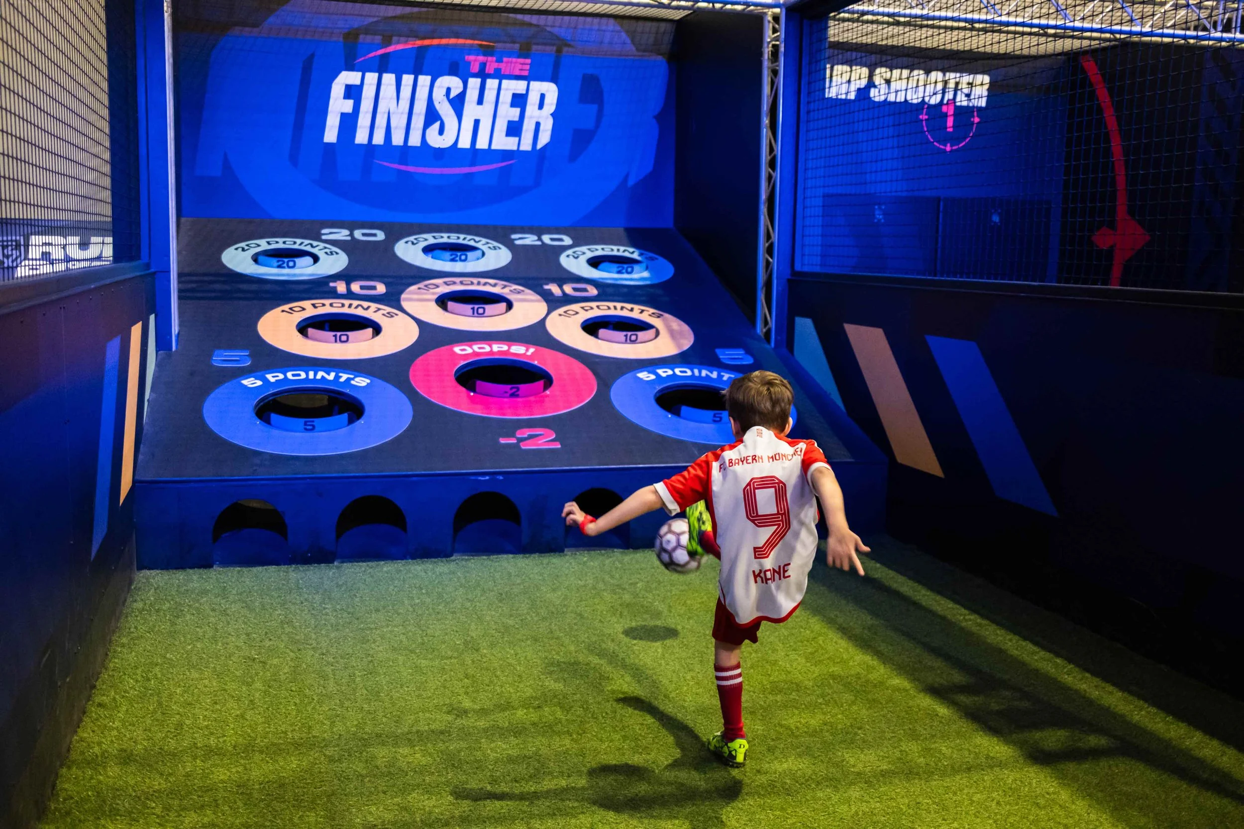 Mason taking on The Finisher at Ballerz, Bluewater
