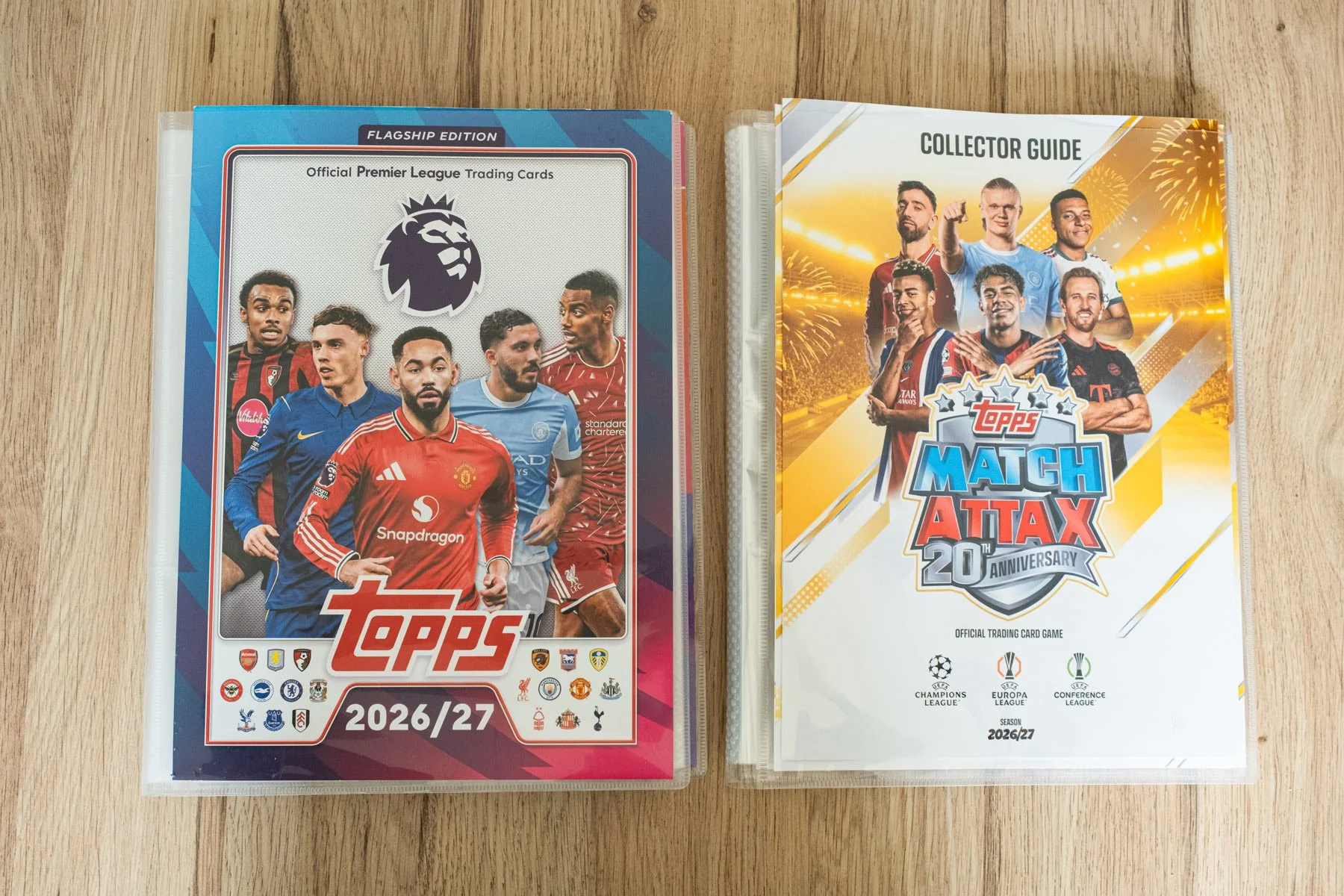 Topps Premier League and Match Attax folders