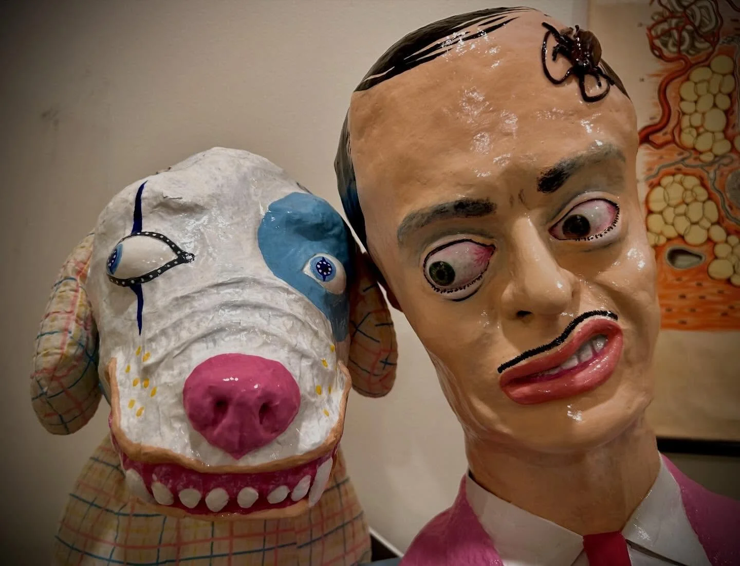 Mad Paw &amp; Pope of Trash.  #johnwaters #popeoftrash #johnwaters4ever #johnwatersfilm #divine