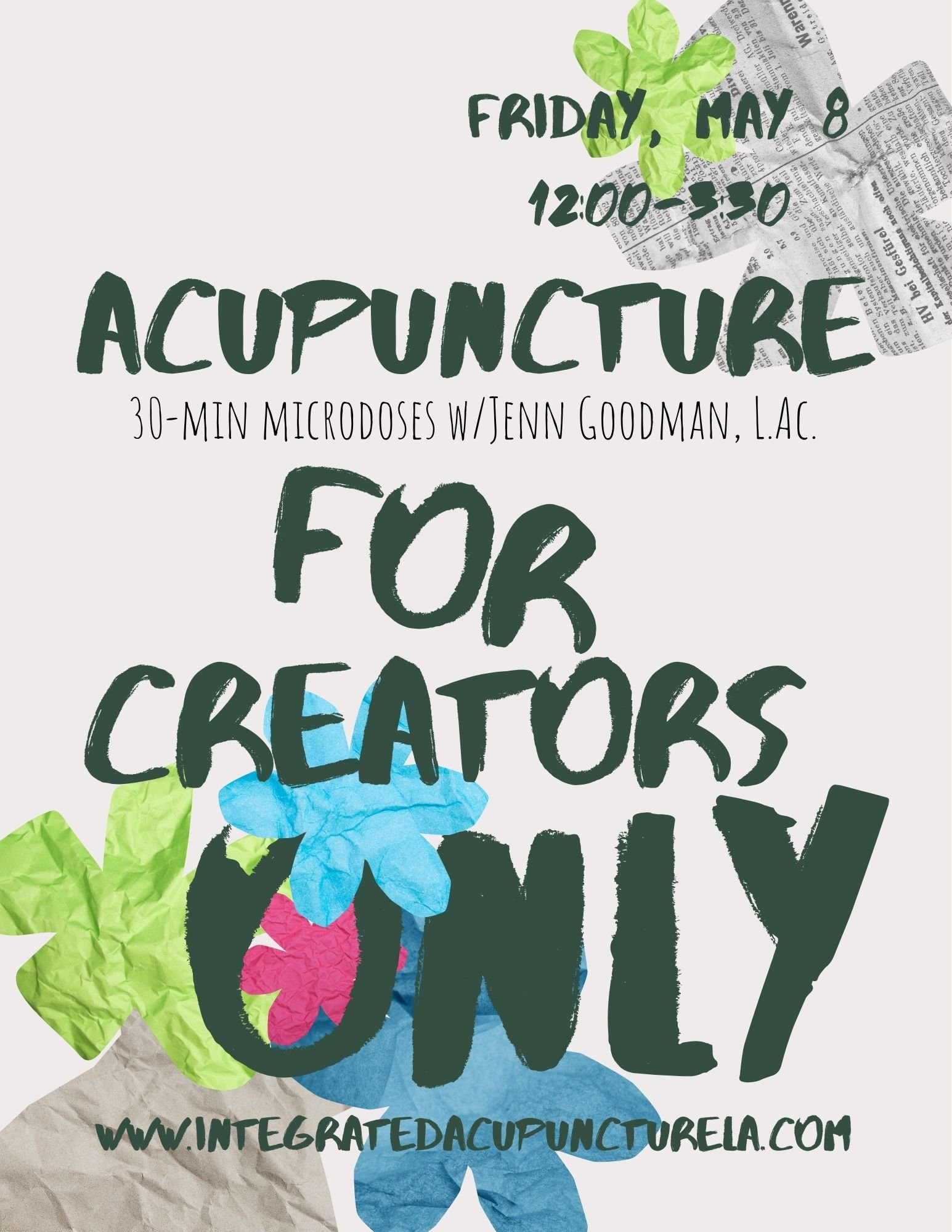 Acupuncture Microdose: For Creators Only