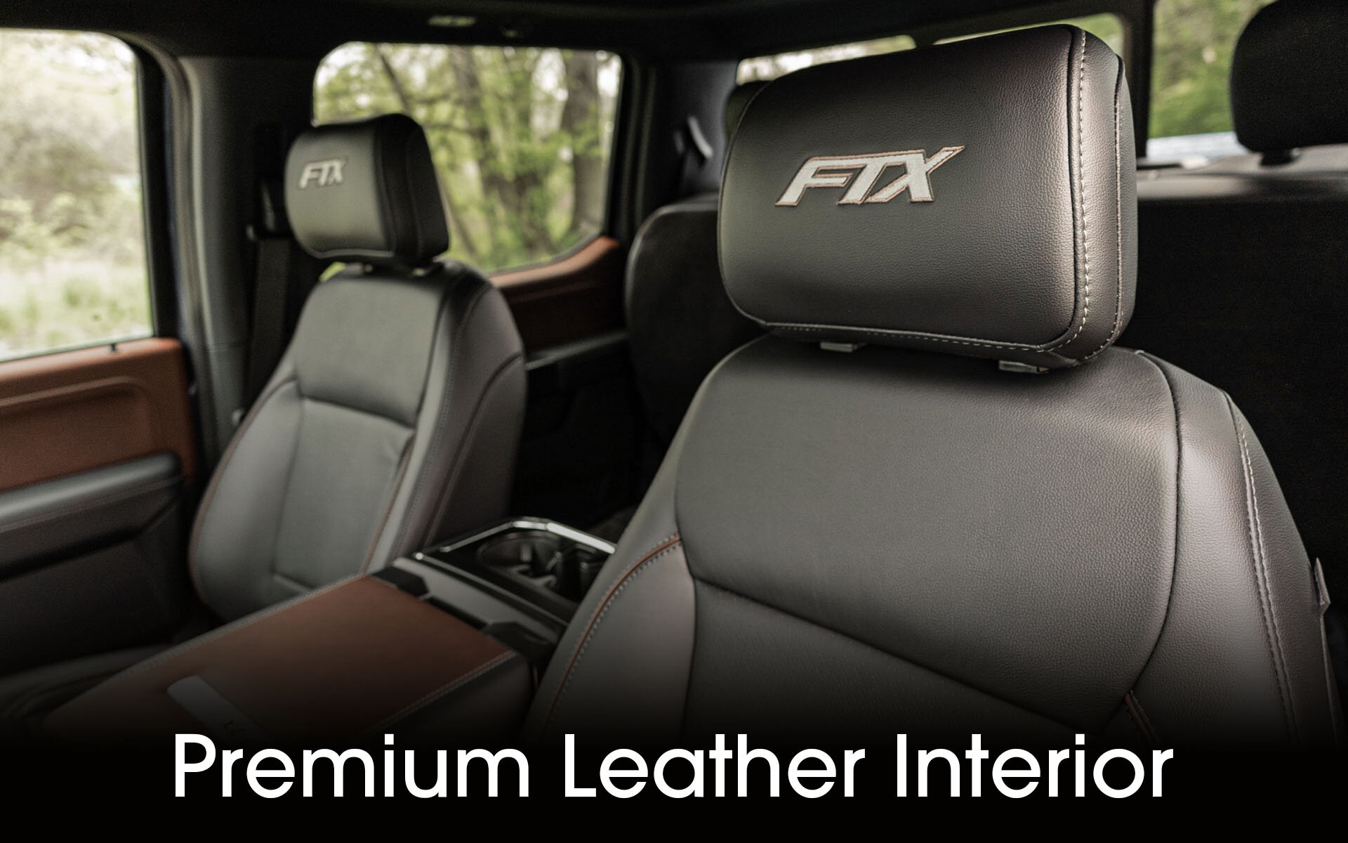 F150 FTX custom leather interior