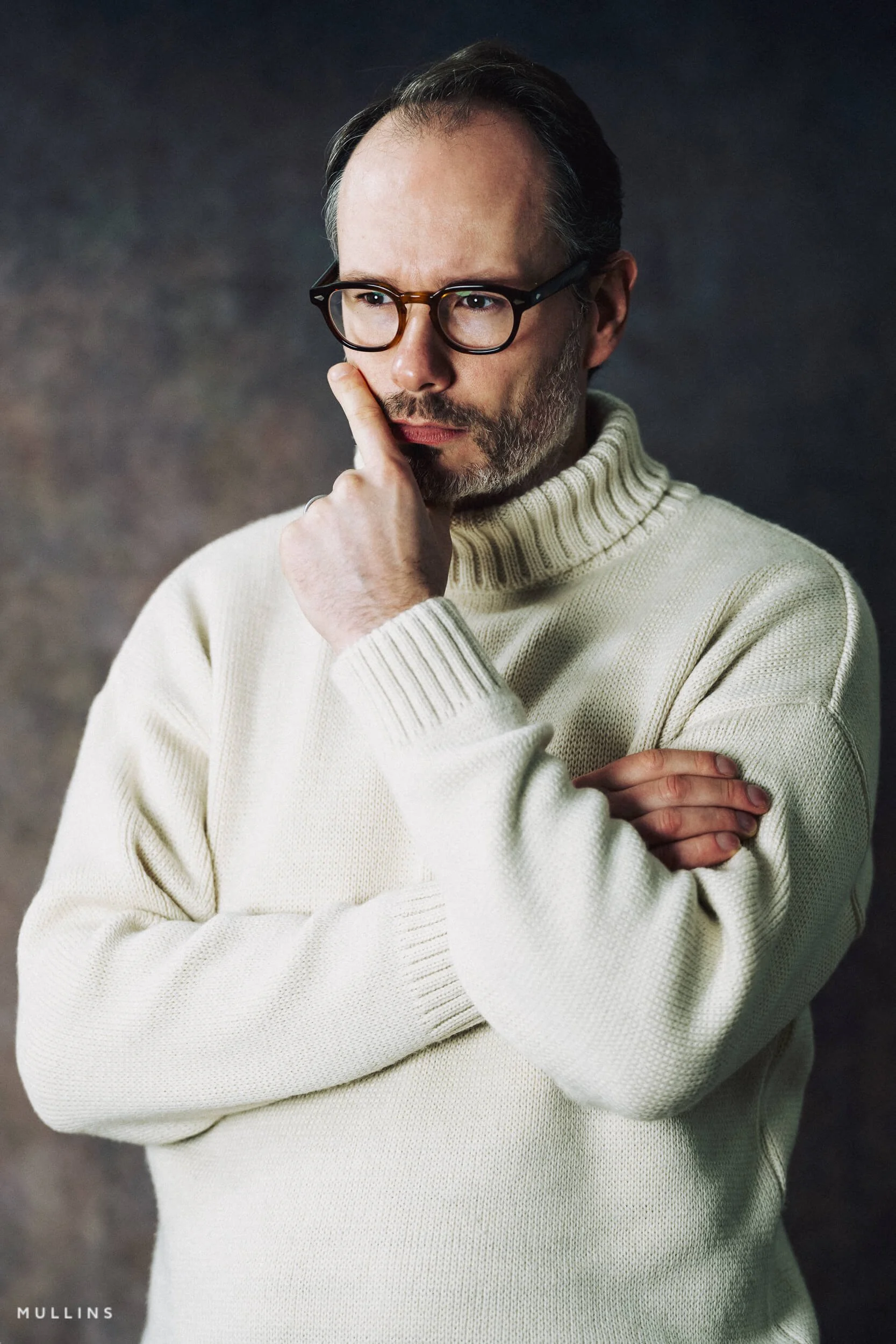 Personal Branding photograph of a man in a jumper