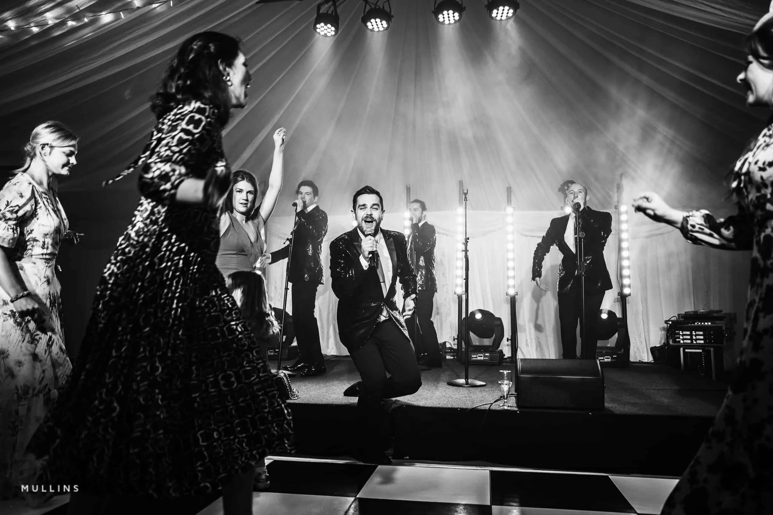 Dancing at a wedding