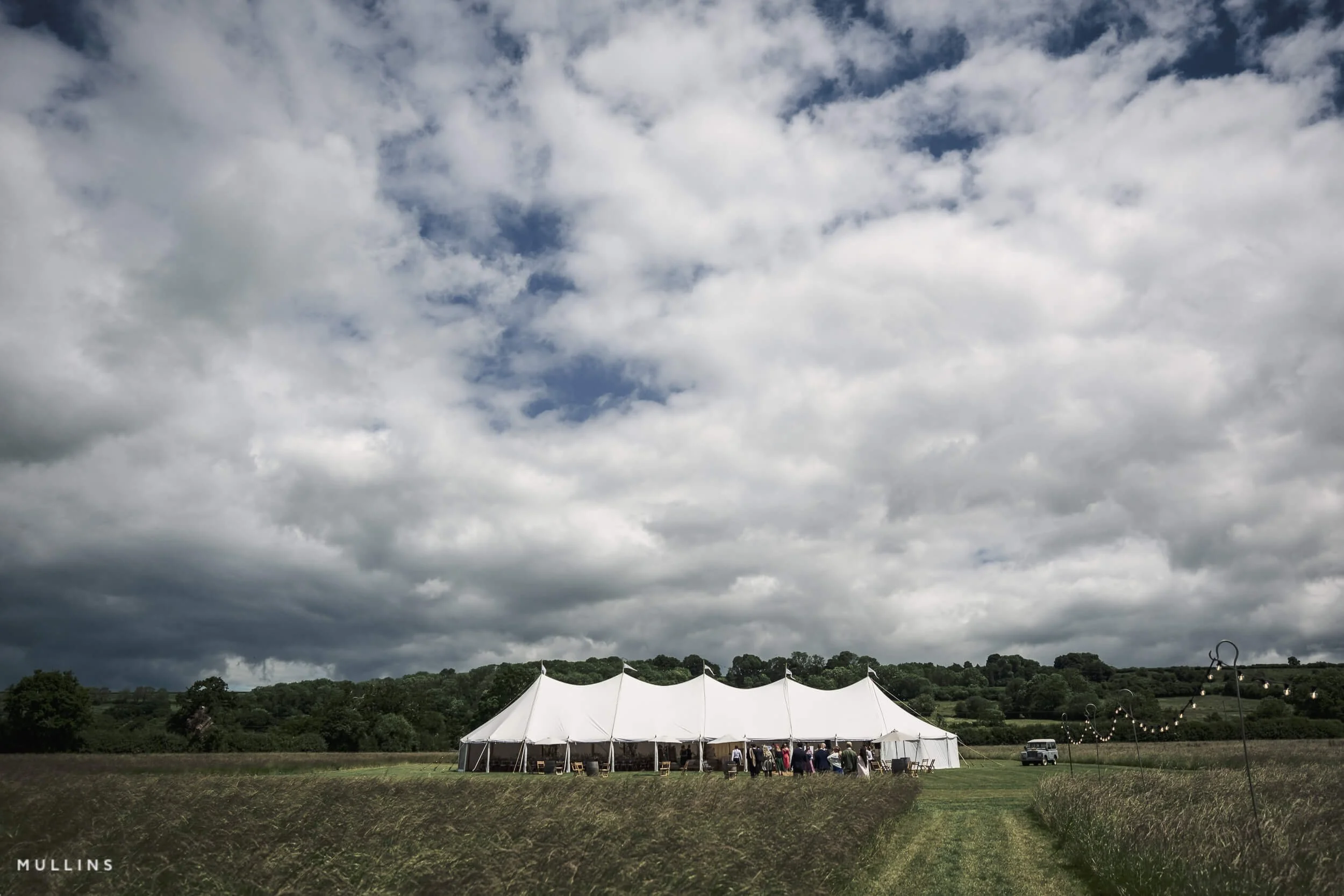 A Marquee used for a wedding