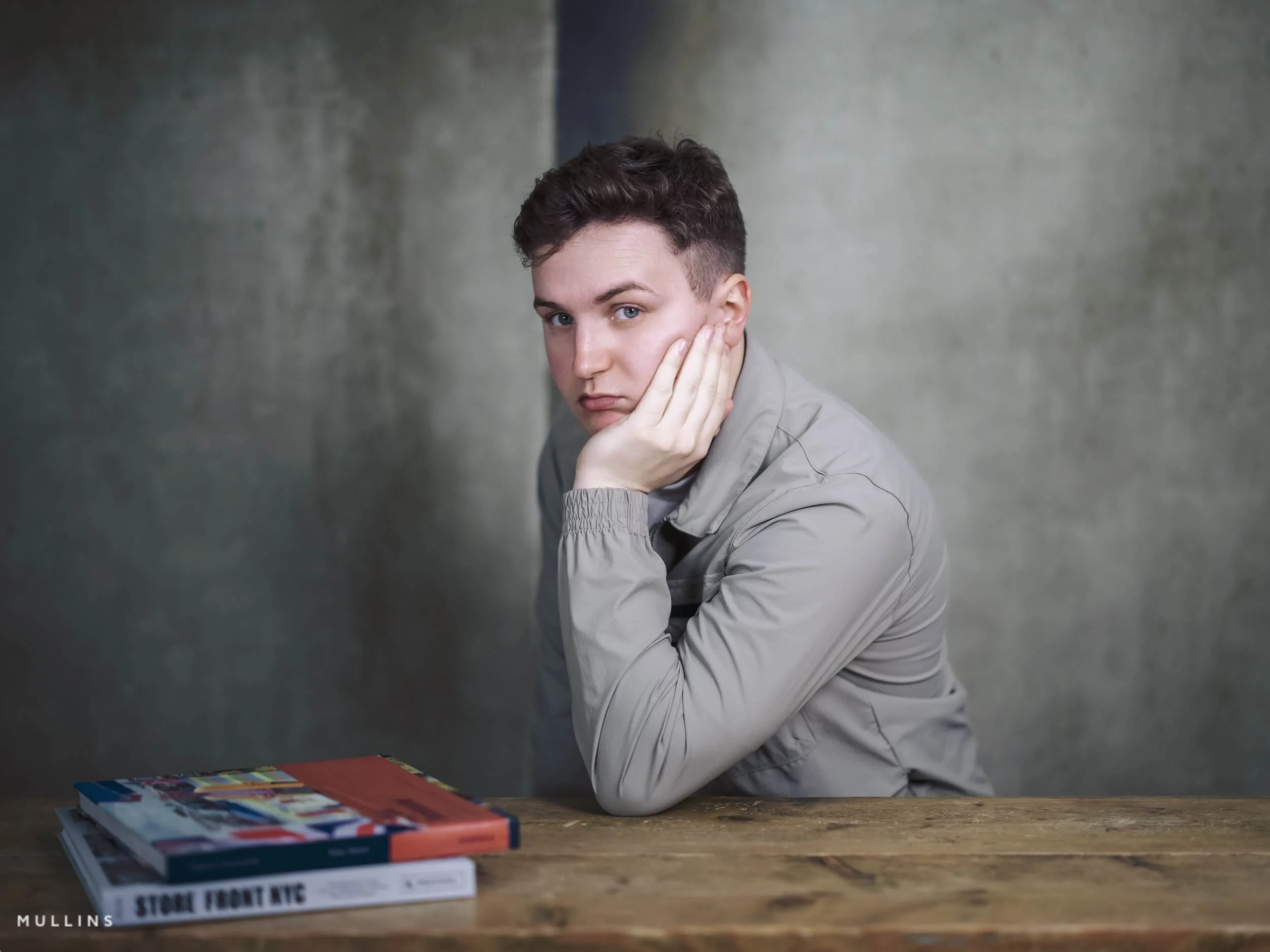 Actor headshot with wardrobe change, Spotlight-ready